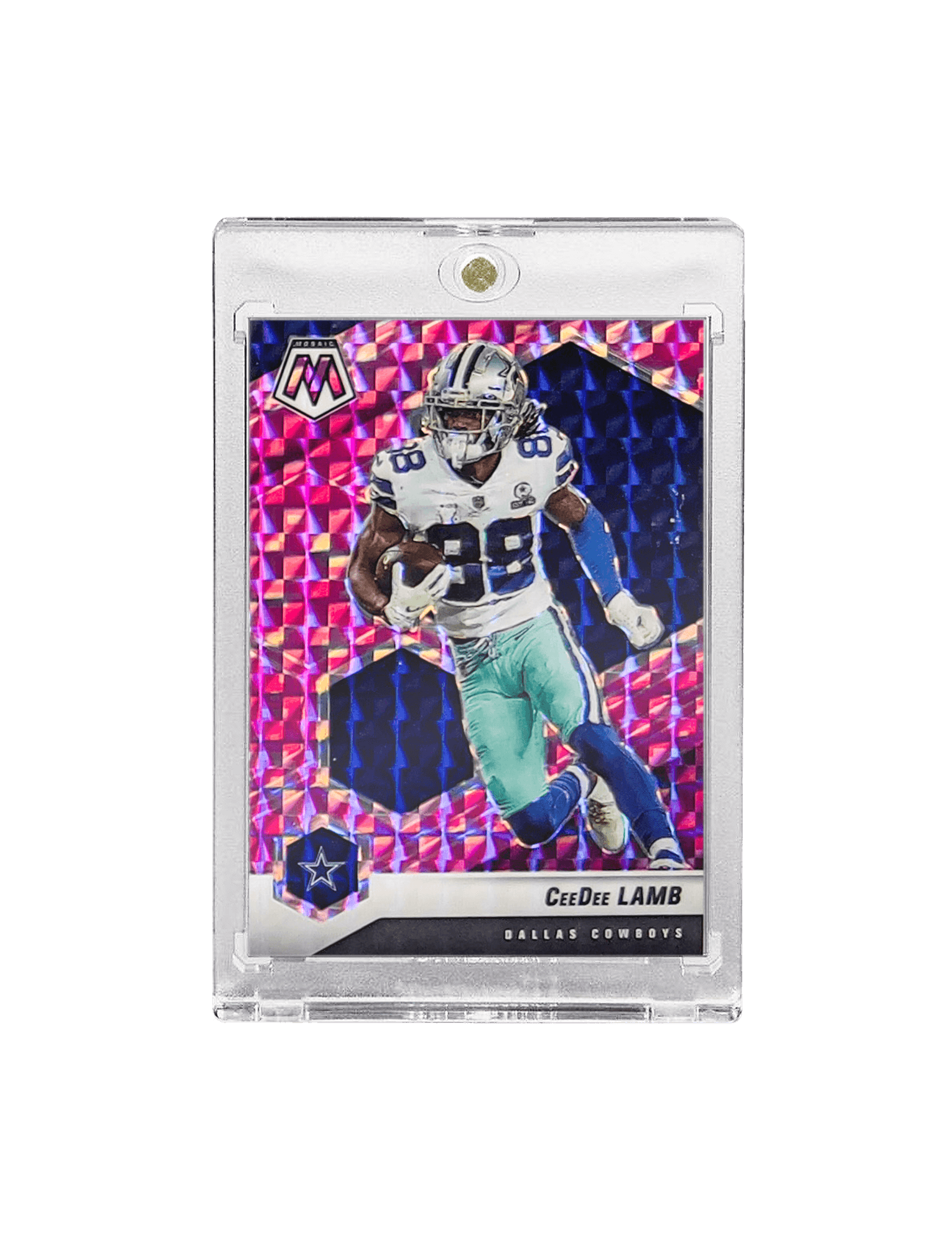 Panini Cards CeeDee Lamb Dallas Cowboys Panini NFL Mosaic 21 Pink 62 Card