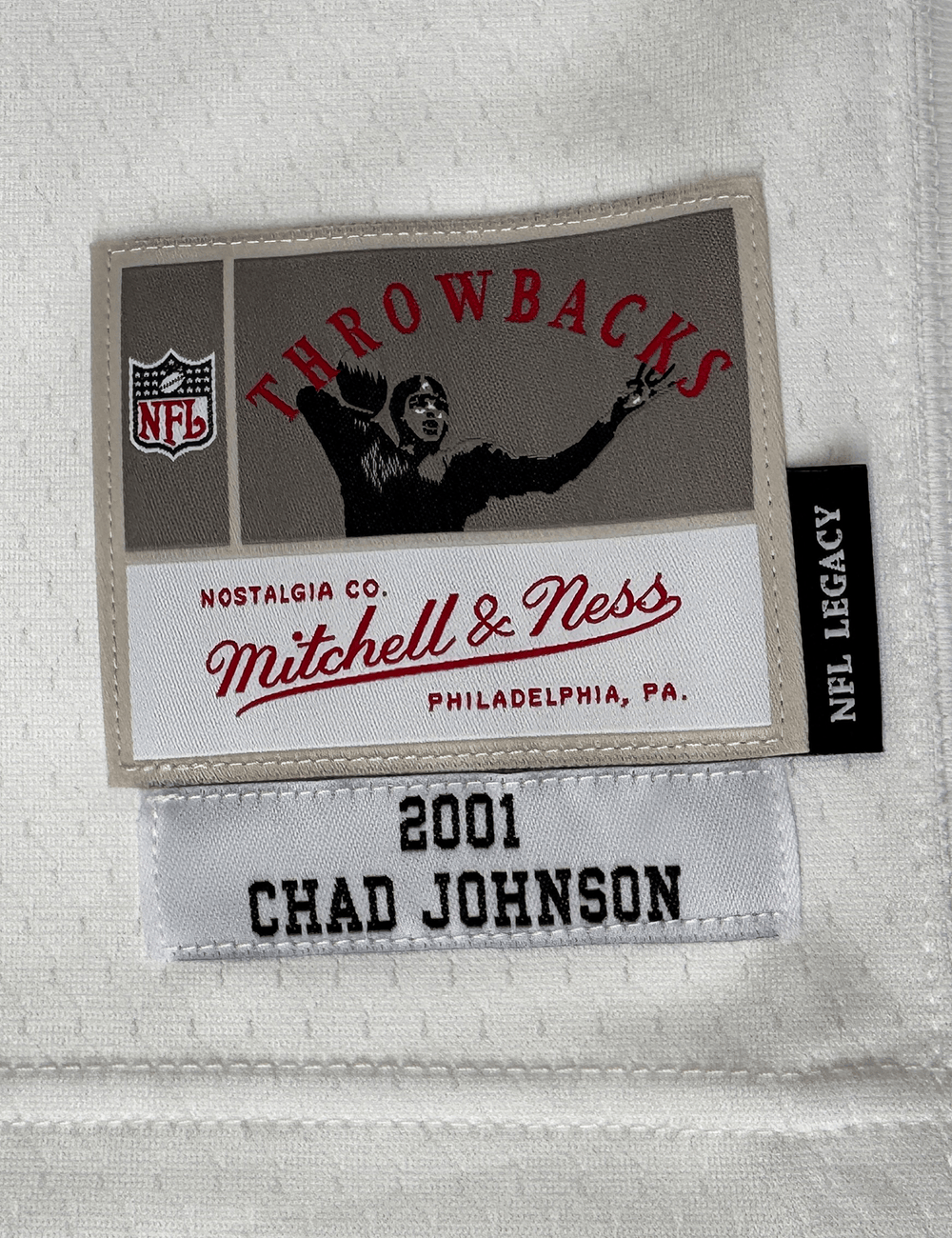 Mitchell And Ness Jerseys Chad Johnson Cincinnati Bengals Mitchell & Ness NFL 2001 Legacy Jersey - White