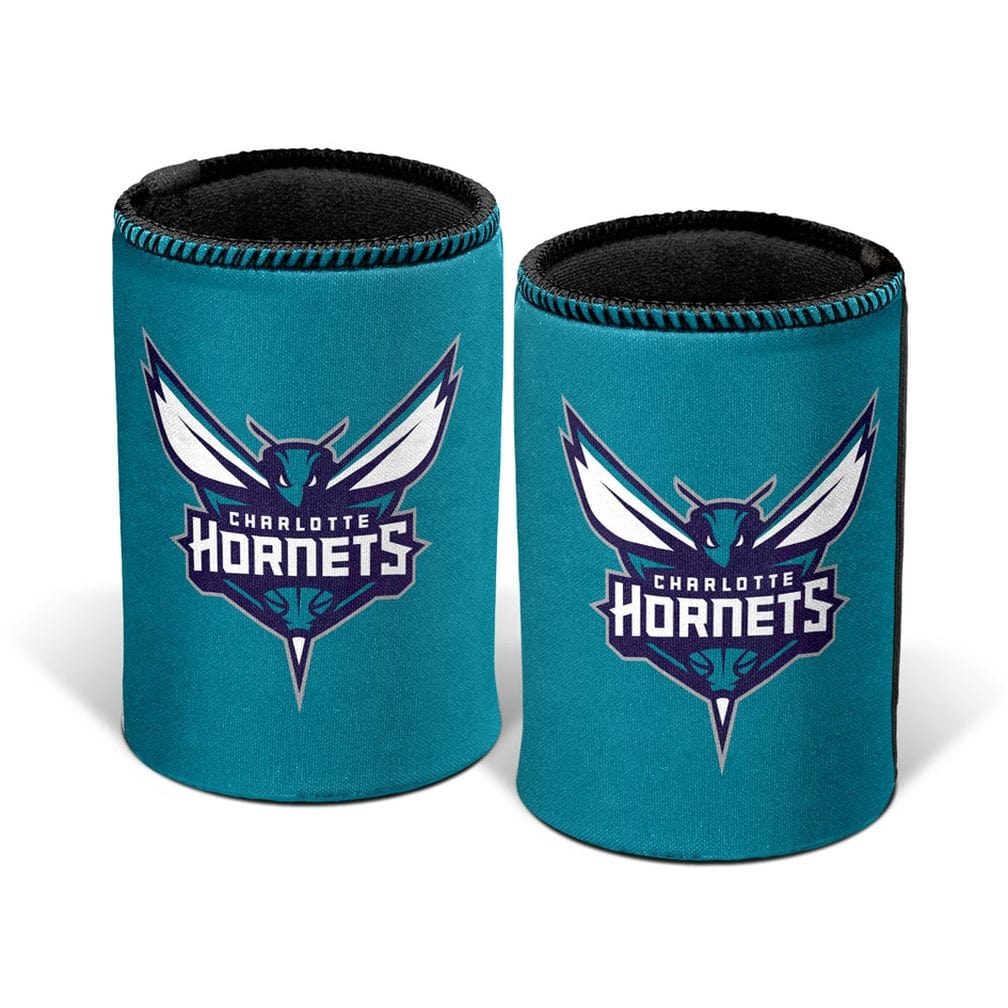 NBA Branded Accessories Charlotte Hornets NBA Team Logo Can Cooler - Teal
