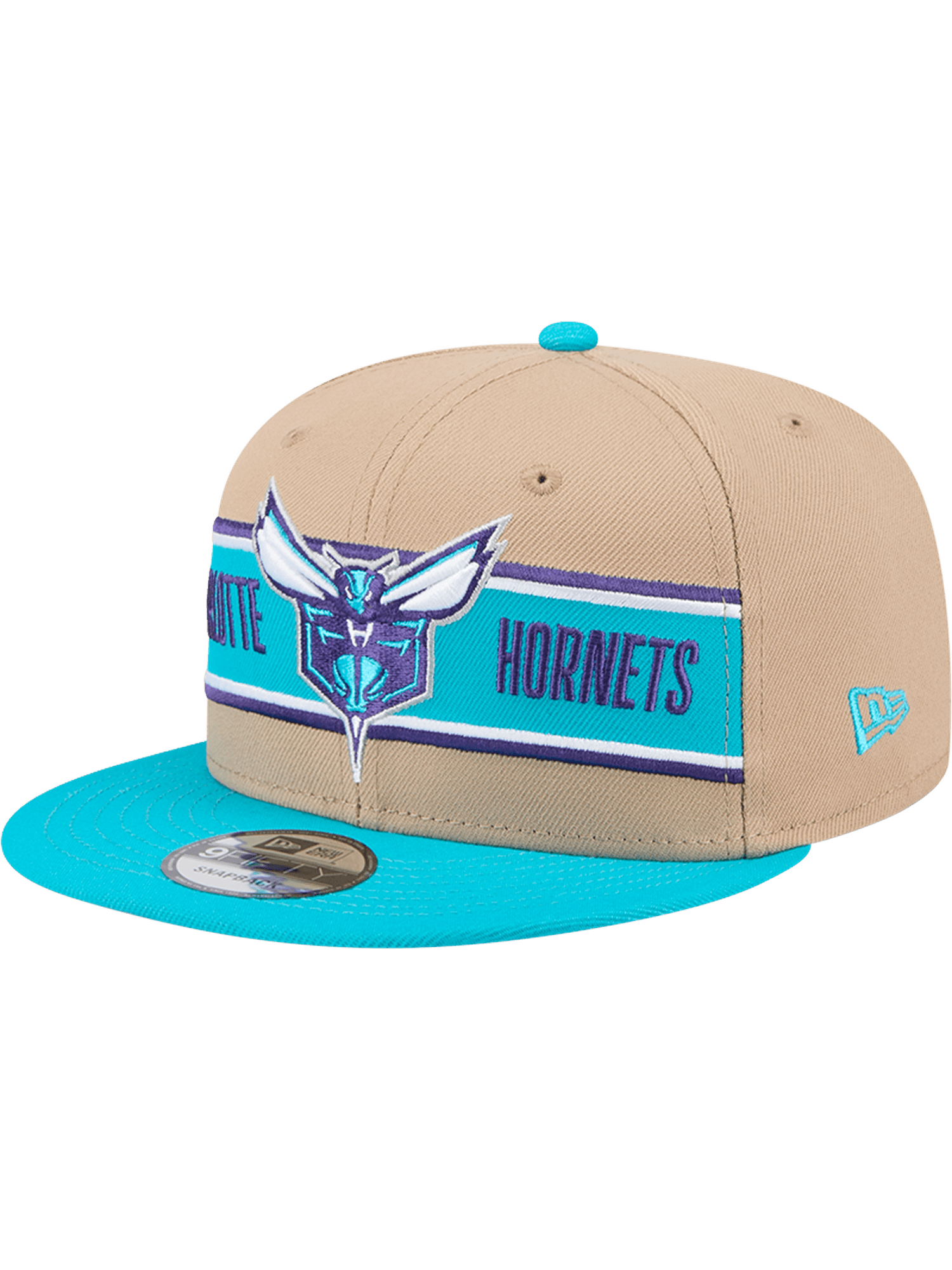 New Era Caps Charlotte Hornets New Era NBA 24 Draft 9FIFTY Snapback Hat - Tan