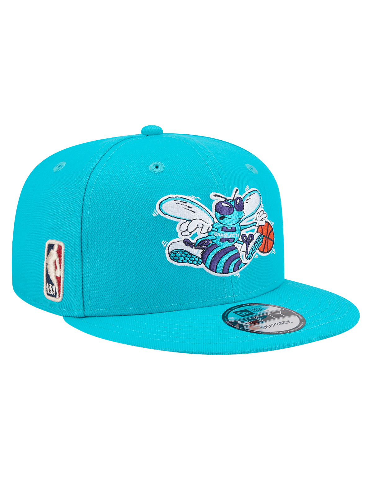 New Era Caps Charlotte Hornets New Era NBA HWC 9FIFTY Snapback Hat - Turqoise