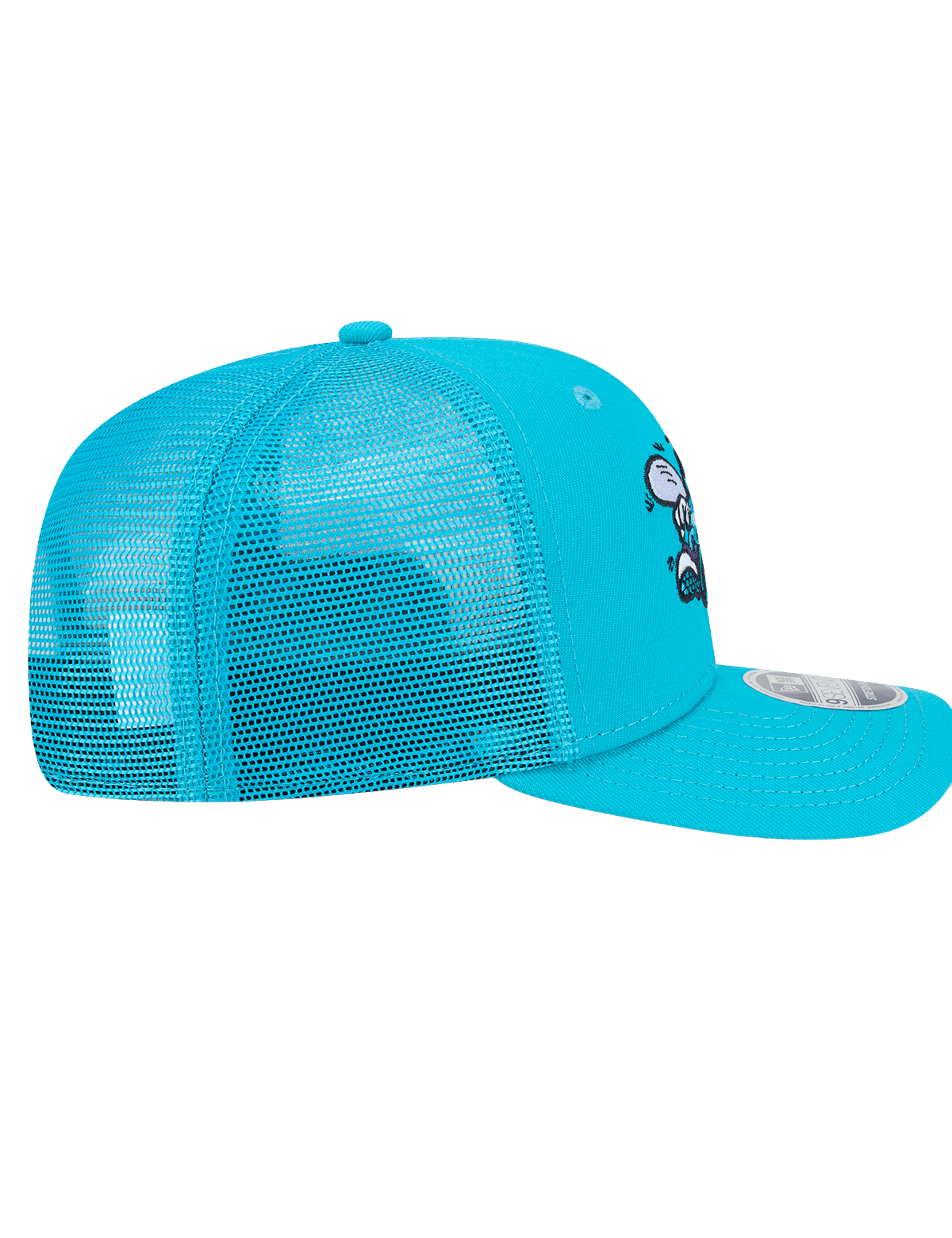 New Era Caps Charlotte Hornets New Era NBA HWC 9SEVENTY Trucker Stretch Snapback Hat - Turqoise