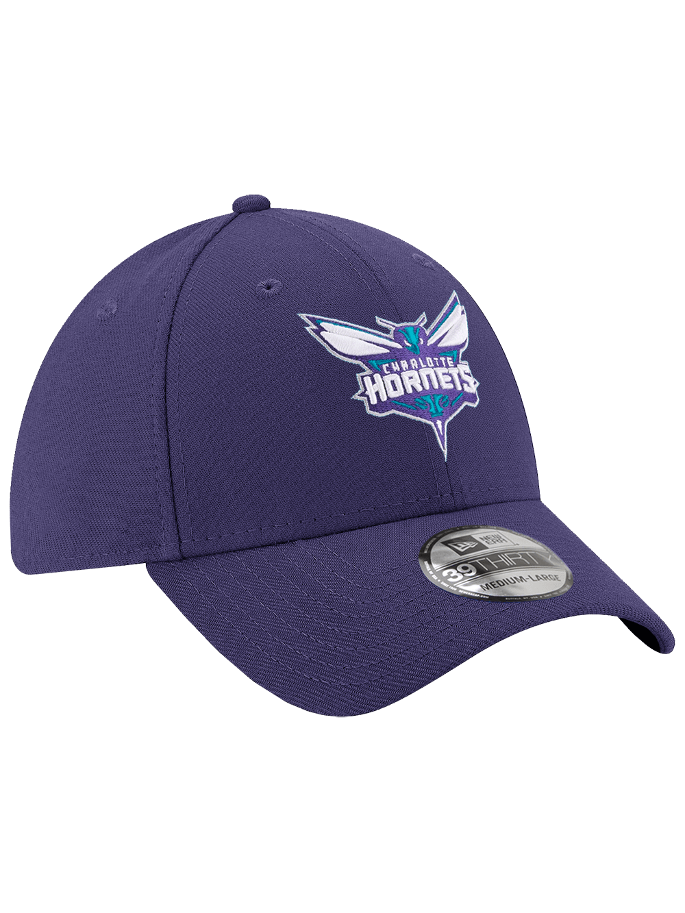 New Era Caps Charlotte Hornets New Era NBA Team 39THIRTY Stretch-Fit Hat - Purple