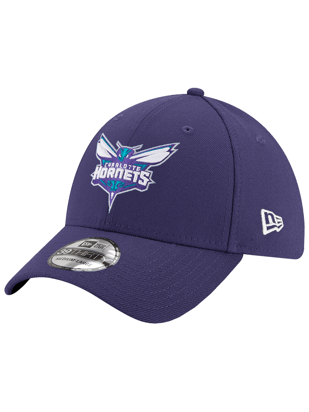 New Era Caps Charlotte Hornets New Era NBA Team 39THIRTY Stretch-Fit Hat - Purple
