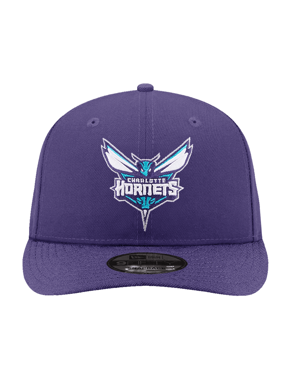 New Era Caps OSFA Charlotte Hornets New Era NBA Team 9FIFTY Pre-Curved Snapback Hat - Purple