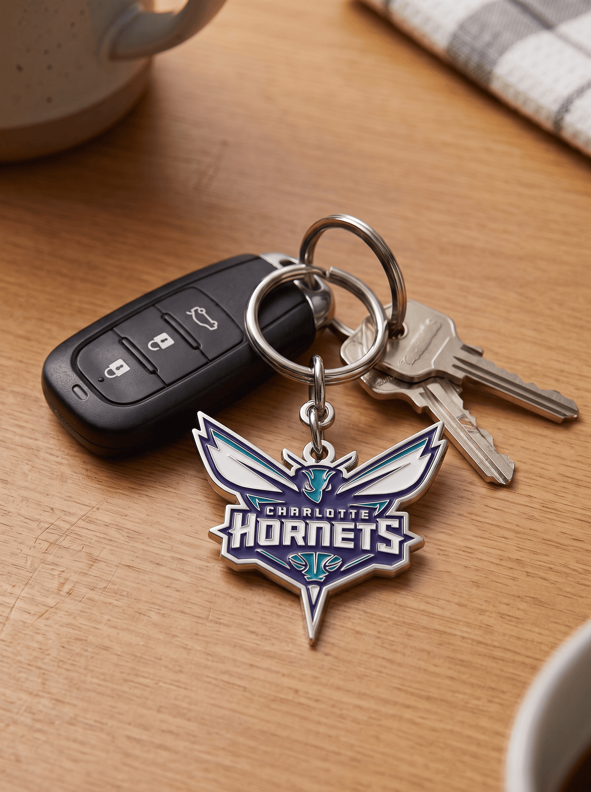 Wincraft Accessories Charlotte Hornets Wincraft NBA Cloisonne Metal Key Ring