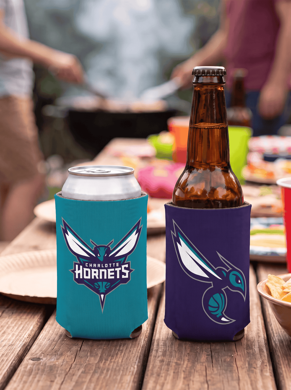 Wincraft Accessories Charlotte Hornets Wincraft NBA Double Sided Can Cooler/Stubby Holder