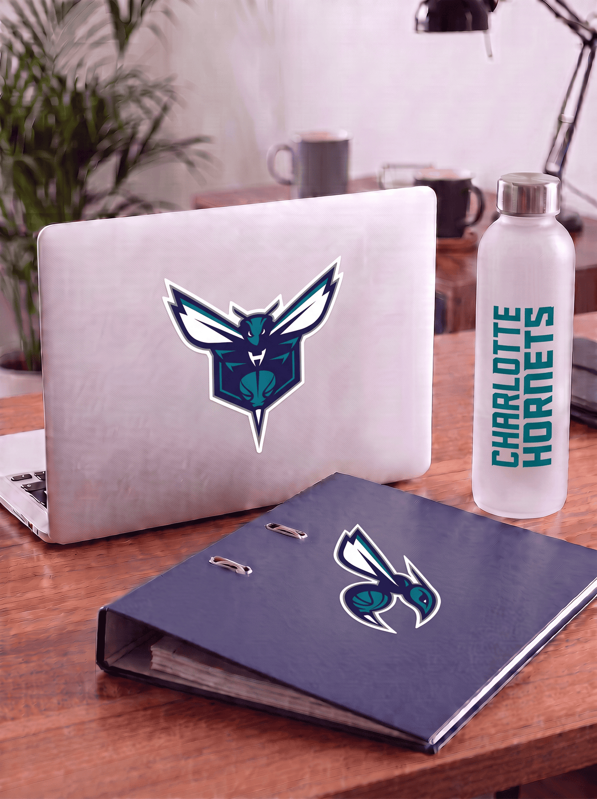 Wincraft Accessories Charlotte Hornets Wincraft NBA Team 3 Piece 5” x 7” Decal Set