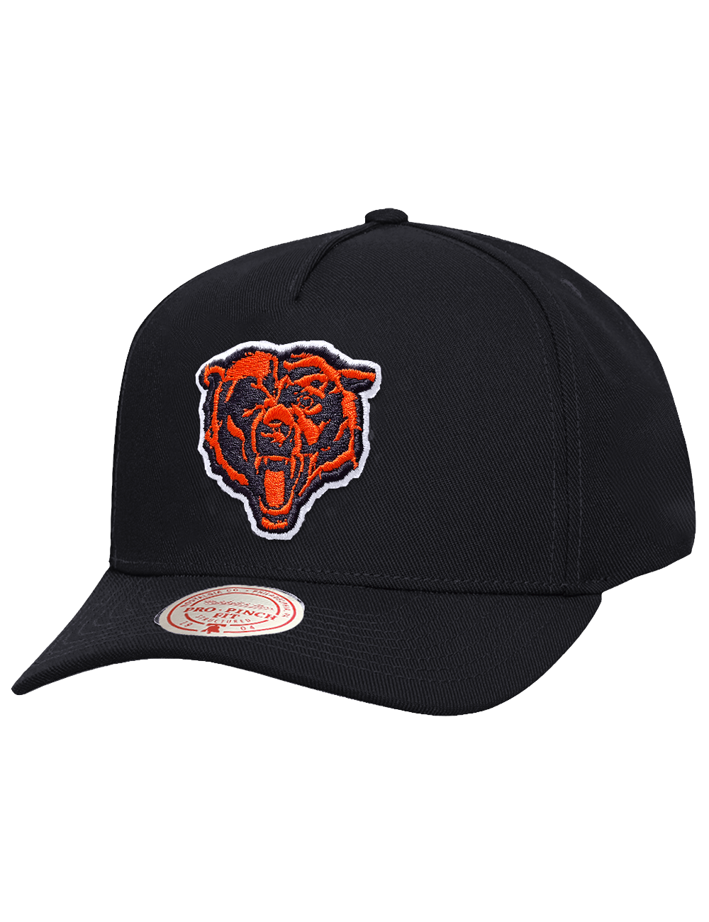 Mitchell And Ness Caps OSFM Chicago Bears Mitchell & Ness NFL Throwback Pro Pinch Snapback Hat - Black