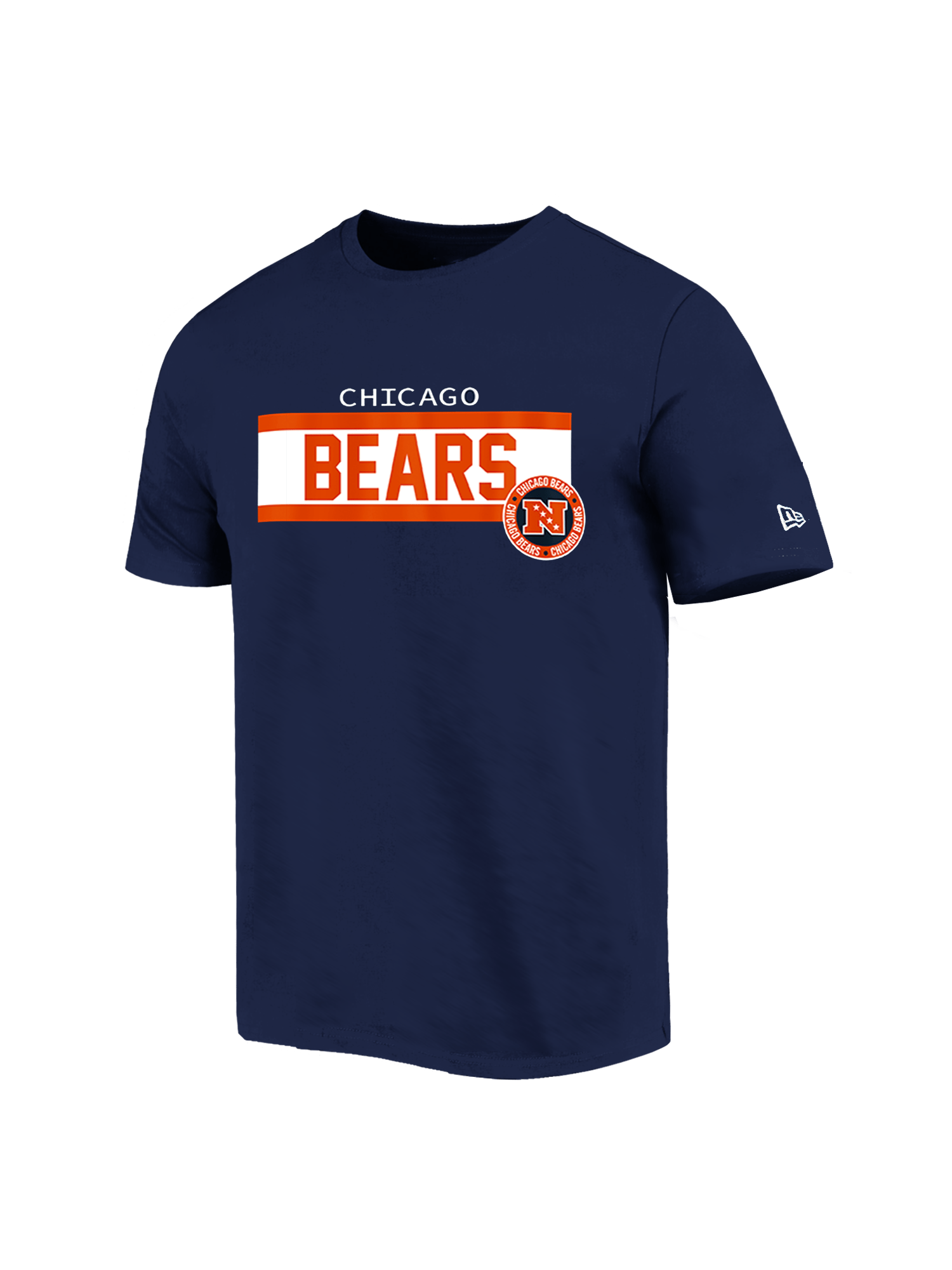 New Era T-Shirts Chicago Bears New Era NFL 24 Sideline T-Shirt - Navy