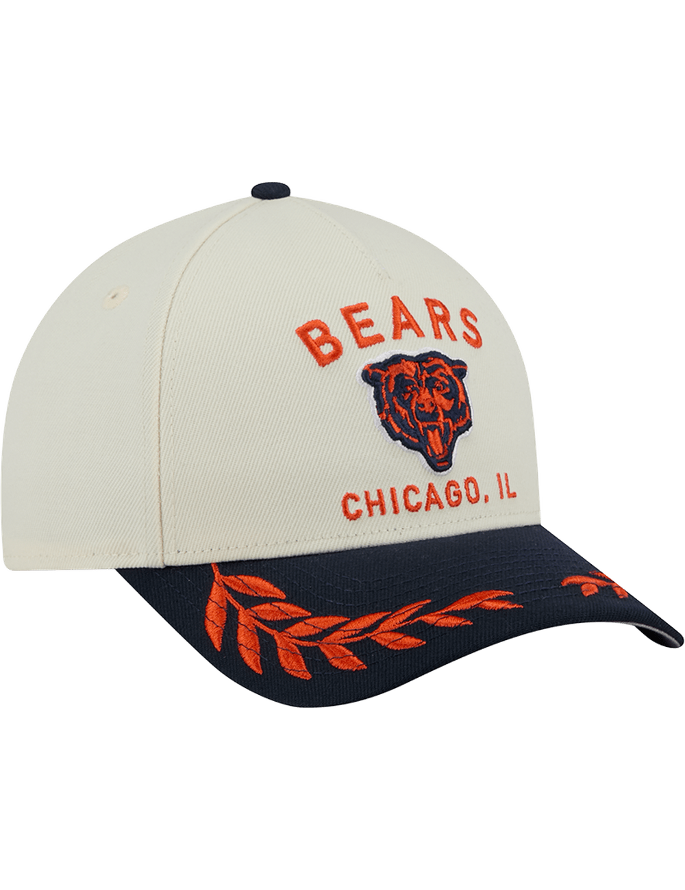 New Era Caps Chicago Bears New Era NFL 25 Draft 9FORTY M-Crown Snapback Hat - Chrome
