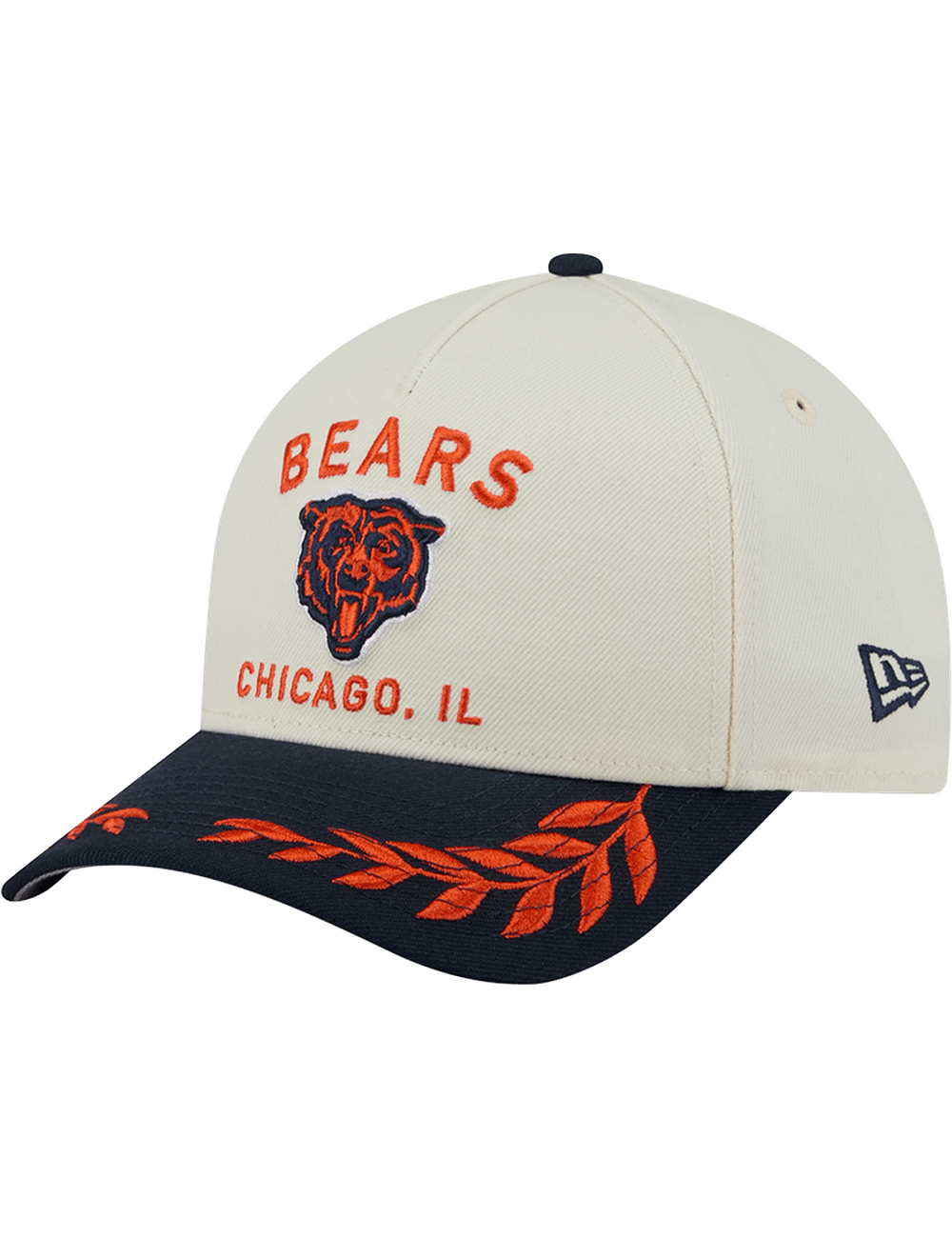 New Era Caps Chicago Bears New Era NFL 25 Draft 9FORTY M-Crown Snapback Hat - Chrome