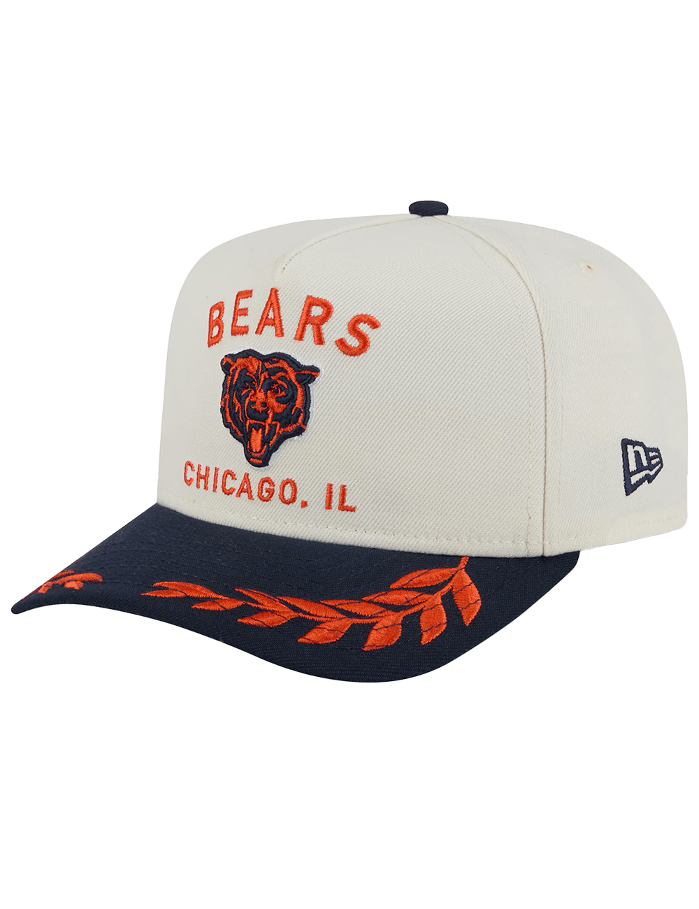 New Era Caps Chicago Bears New Era NFL 25 Draft Pre-Curved 9FIFTY A-Frame Snapback Hat - Chrome