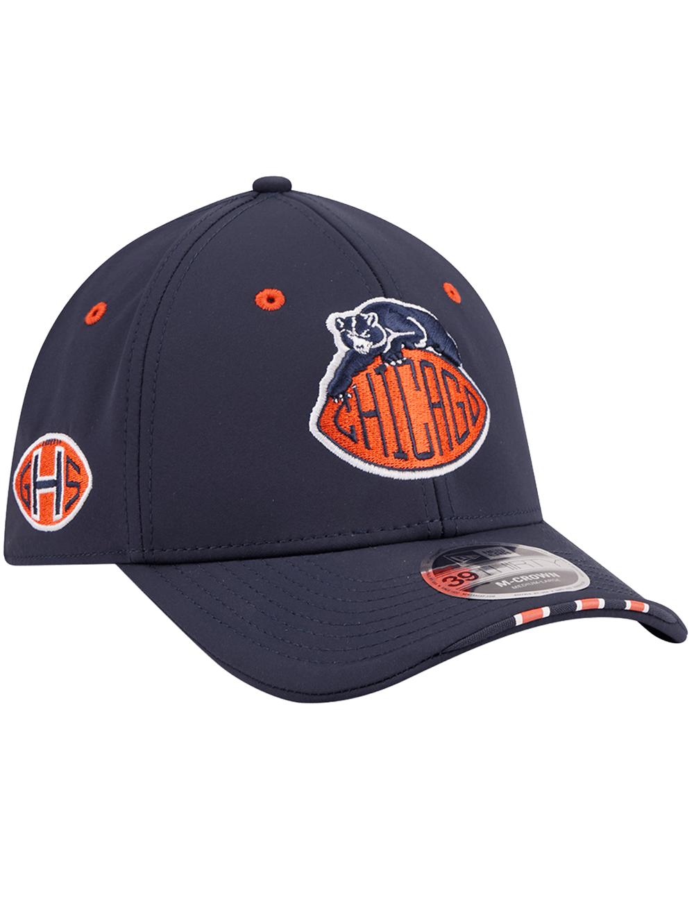 New Era Caps Chicago Bears New Era NFL 26 Rivalries Sideline 39THIRTY M-Crown Stretch-Fit Hat
