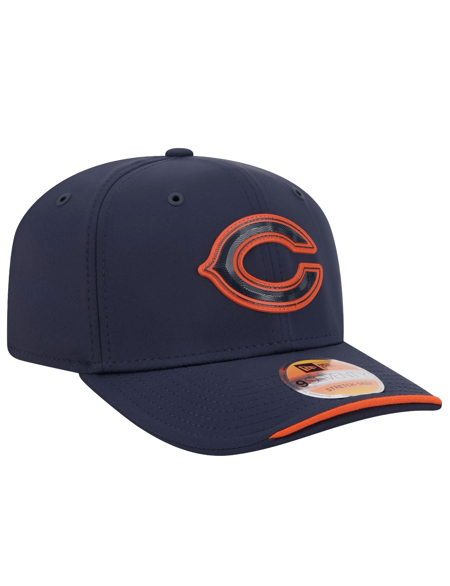 New Era Caps OSFM Chicago Bears New Era NFL 26 Sideline C 9SEVENTY Stretch-Snapback Hat - Navy