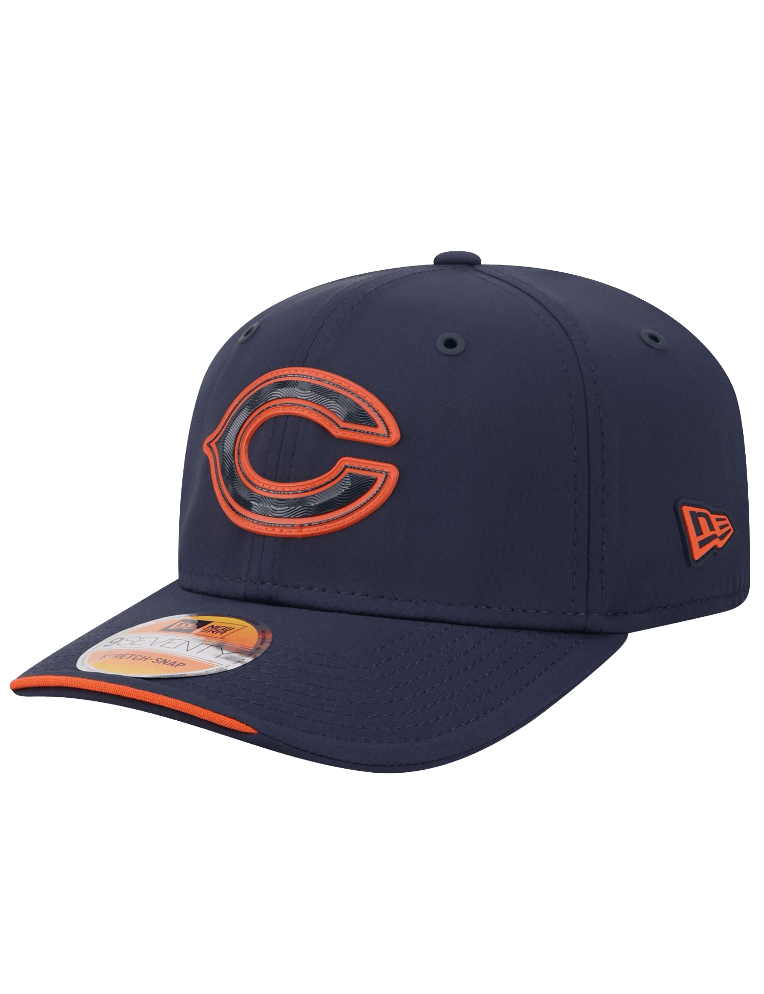 New Era Caps OSFM Chicago Bears New Era NFL 26 Sideline C 9SEVENTY Stretch-Snapback Hat - Navy