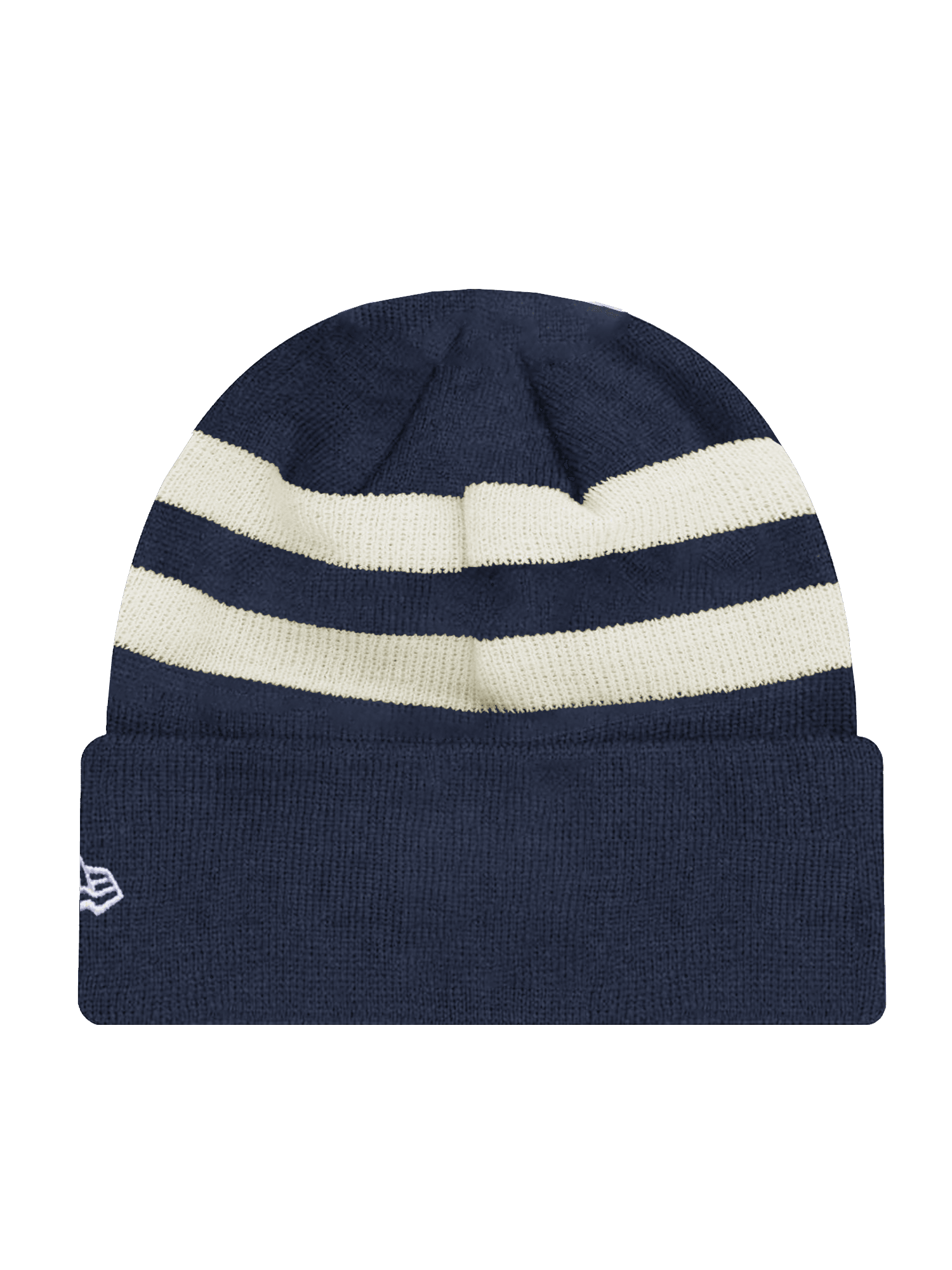 New Era Beanies Chicago Bears New Era NFL Ivory Stripe Knit Beanie - Navy