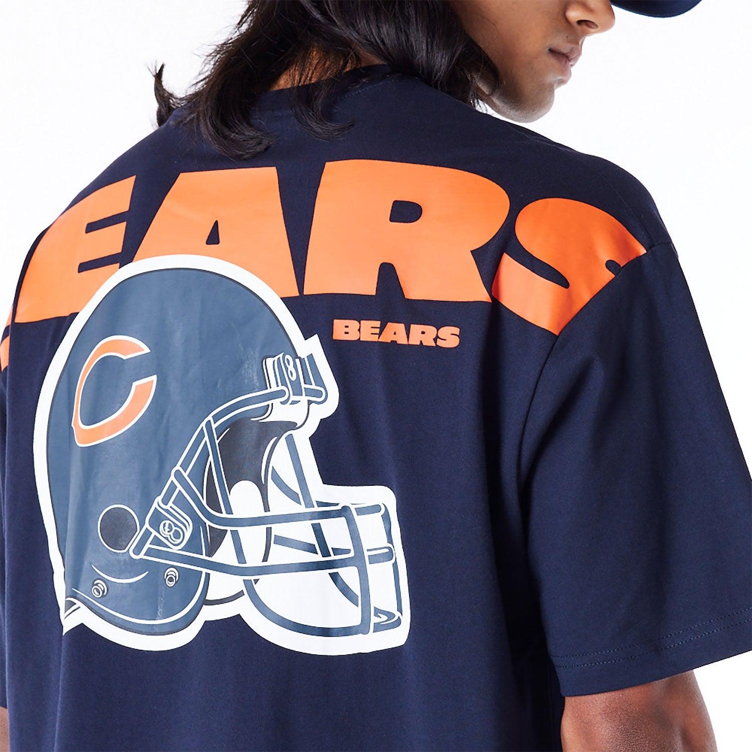 New Era T-Shirts Chicago Bears New Era NFL Logo Select Oversized T-Shirt - Navy