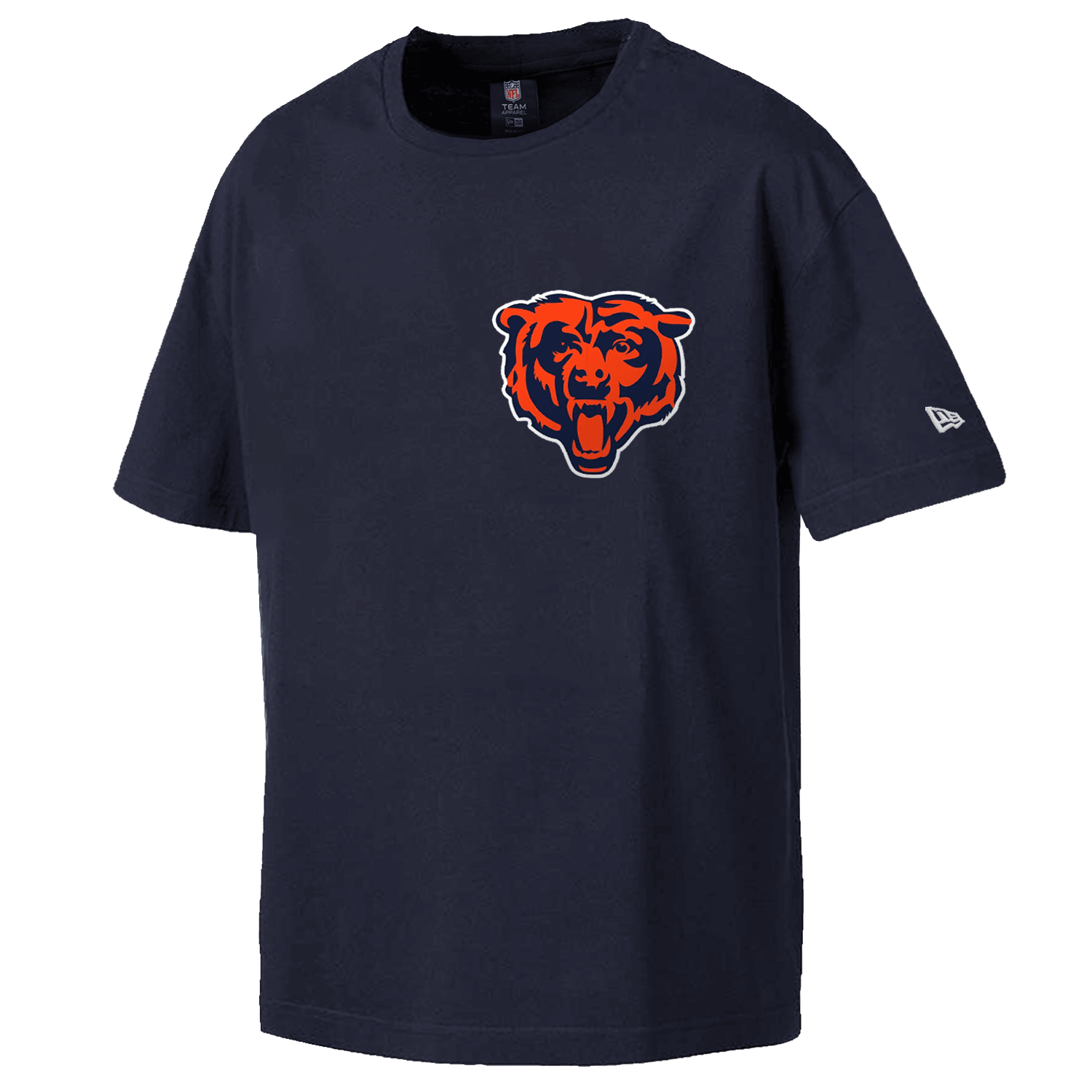 New Era T-Shirts Chicago Bears New Era NFL Logo Select Oversized T-Shirt - Navy