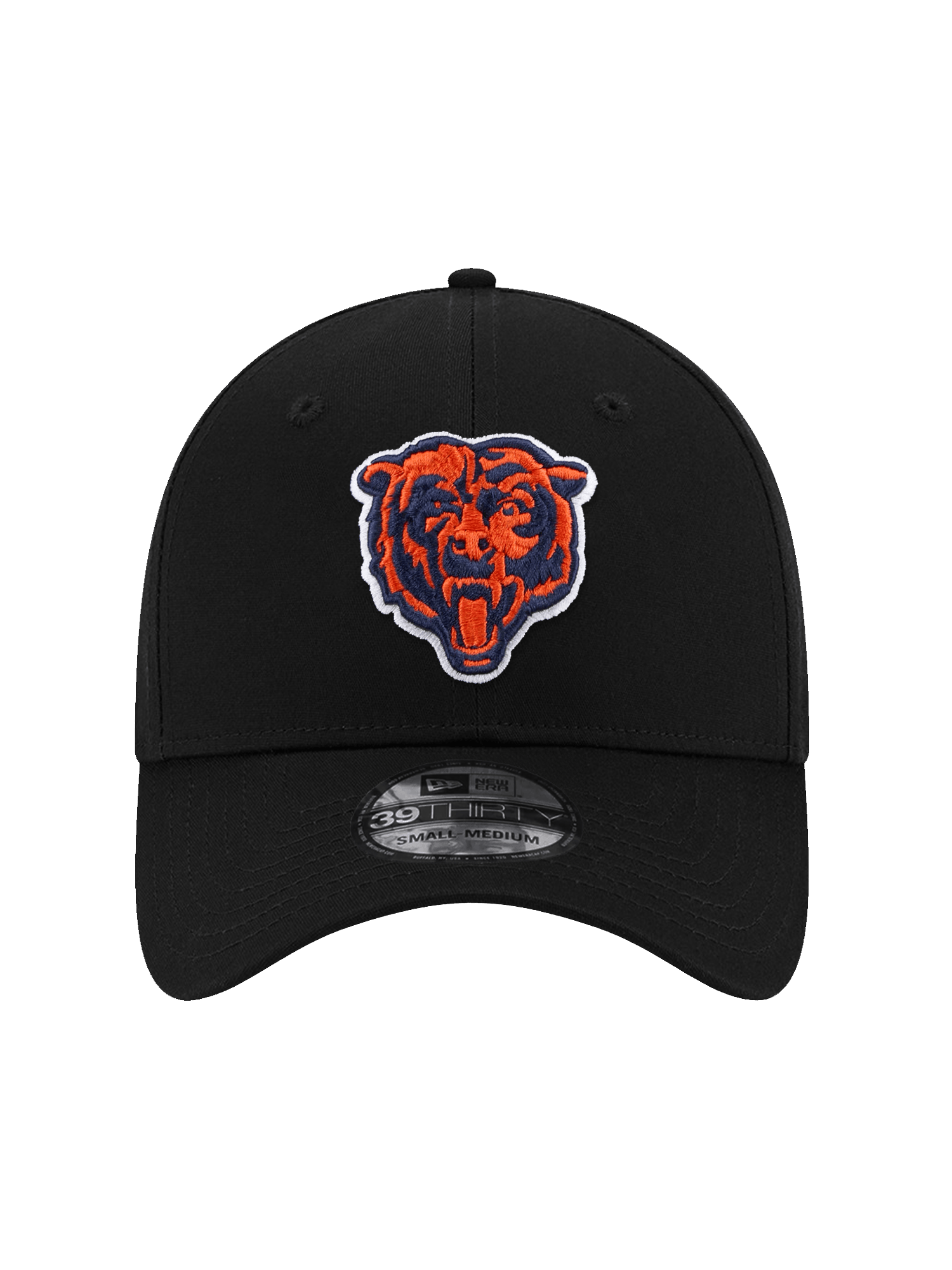 New Era Caps Chicago Bears New Era NFL Team 39THIRTY Stretch-Fit Hat - Black