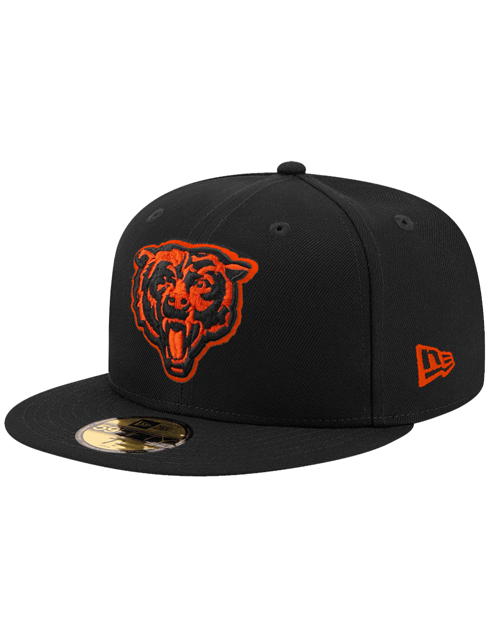New Era Caps Chicago Bears New Era NFL Team Infill 59FIFTY Fitted Hat - Black