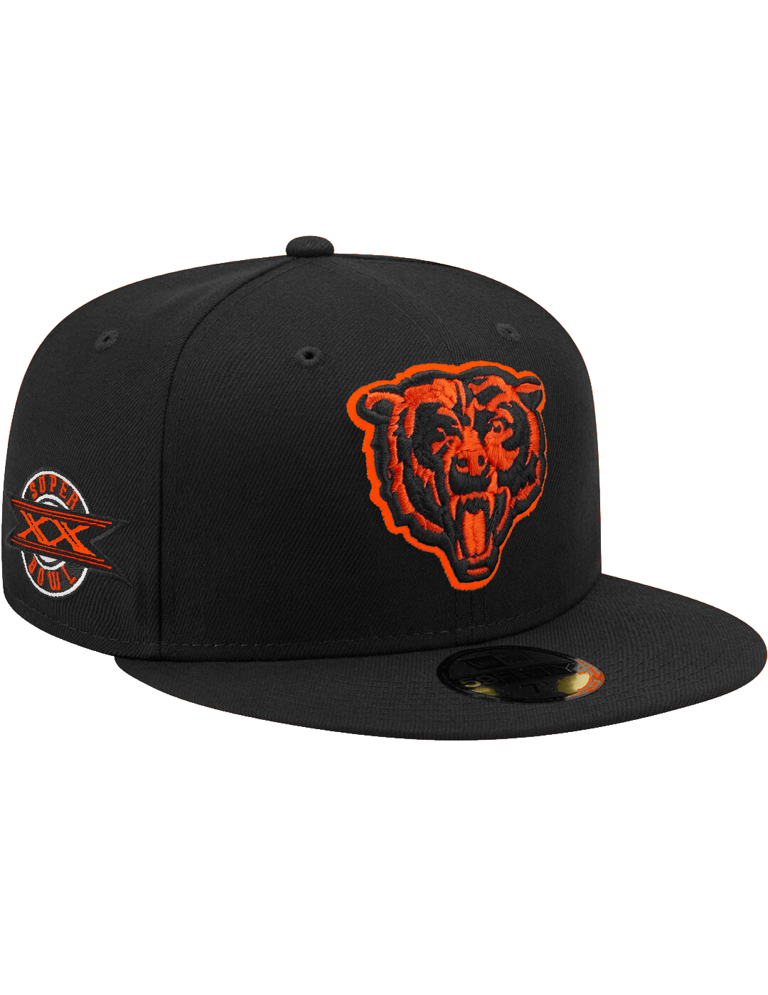 New Era Caps Chicago Bears New Era NFL Team Infill 59FIFTY Fitted Hat - Black
