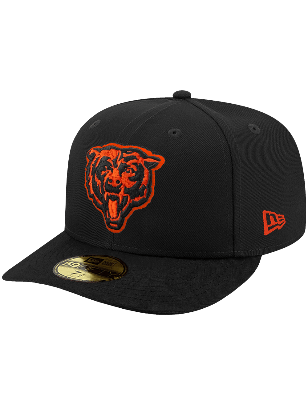 New Era Caps Chicago Bears New Era NFL Team Infill Pre-Curved 59FIFTY Fitted Hat - Black