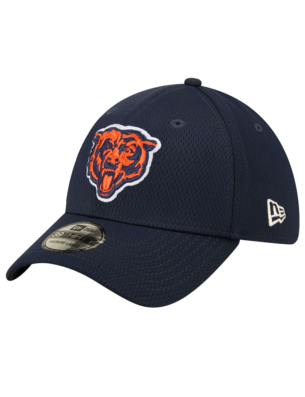 New Era Caps Chicago Bears New Era NFL Team Mesh 39THIRTY Stretch-Fit Hat - Navy