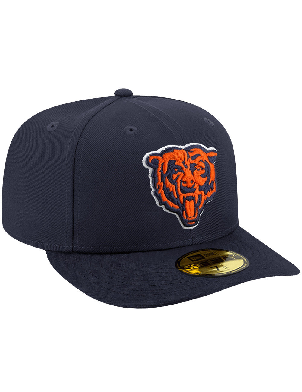 New Era Caps Chicago Bears New Era NFL Team Pre-Curved 59FIFTY Fitted Hat - Navy