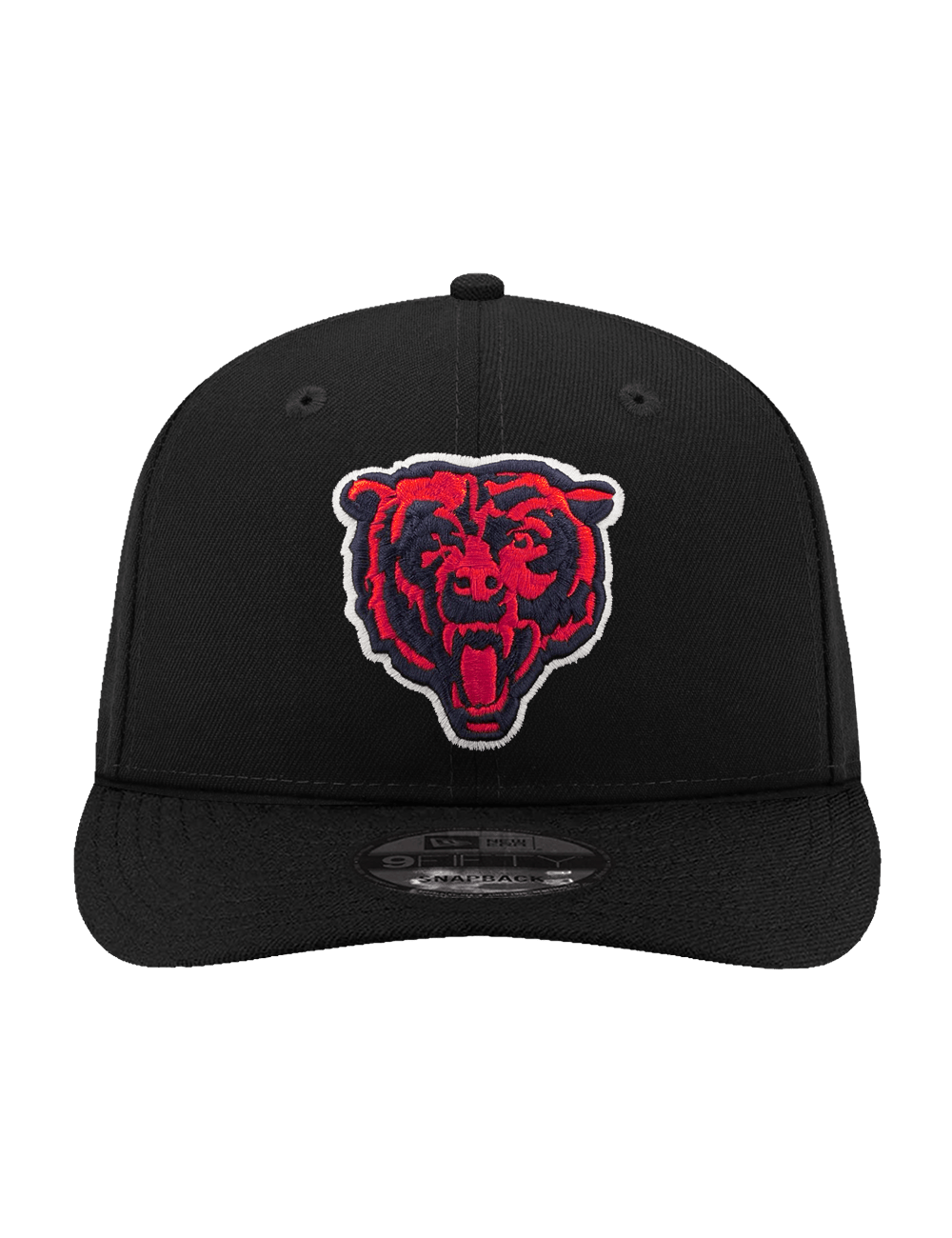 New Era Caps OSFA Chicago Bears New Era NFL Team Redzone Pre-Curved 9FIFTY Snapback Hat - Black