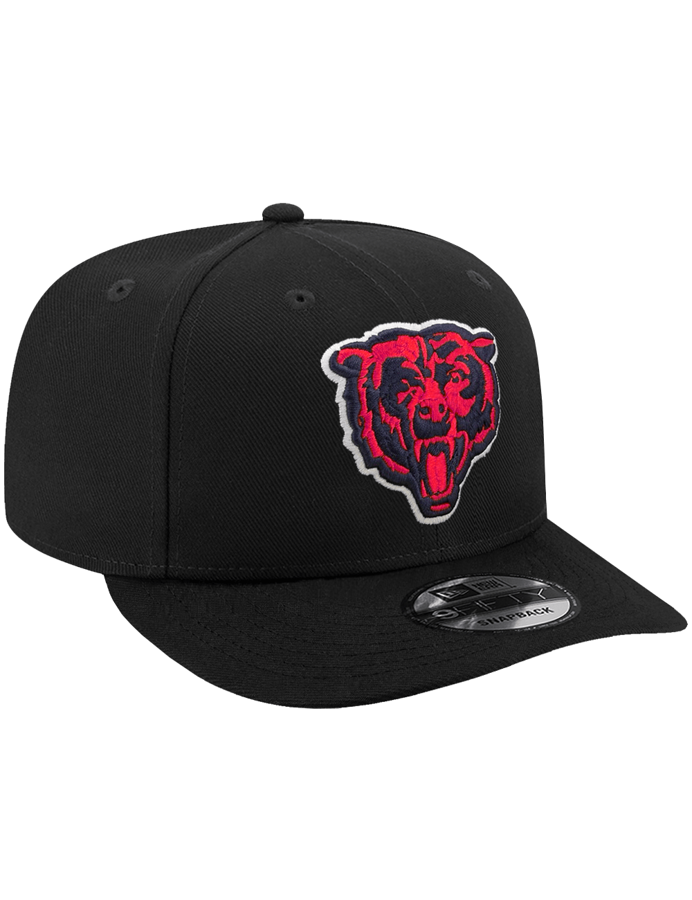 New Era Caps OSFA Chicago Bears New Era NFL Team Redzone Pre-Curved 9FIFTY Snapback Hat - Black