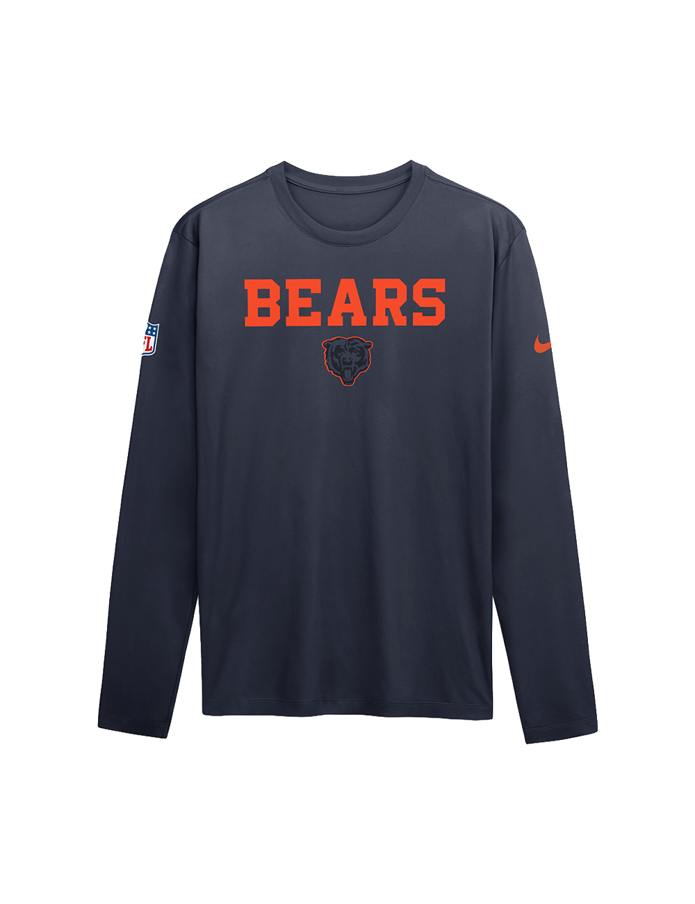 Nike T-Shirts Chicago Bears Nike NFL 26 Rivalries Dri-Fit Legend Long Sleeve T-Shirt
