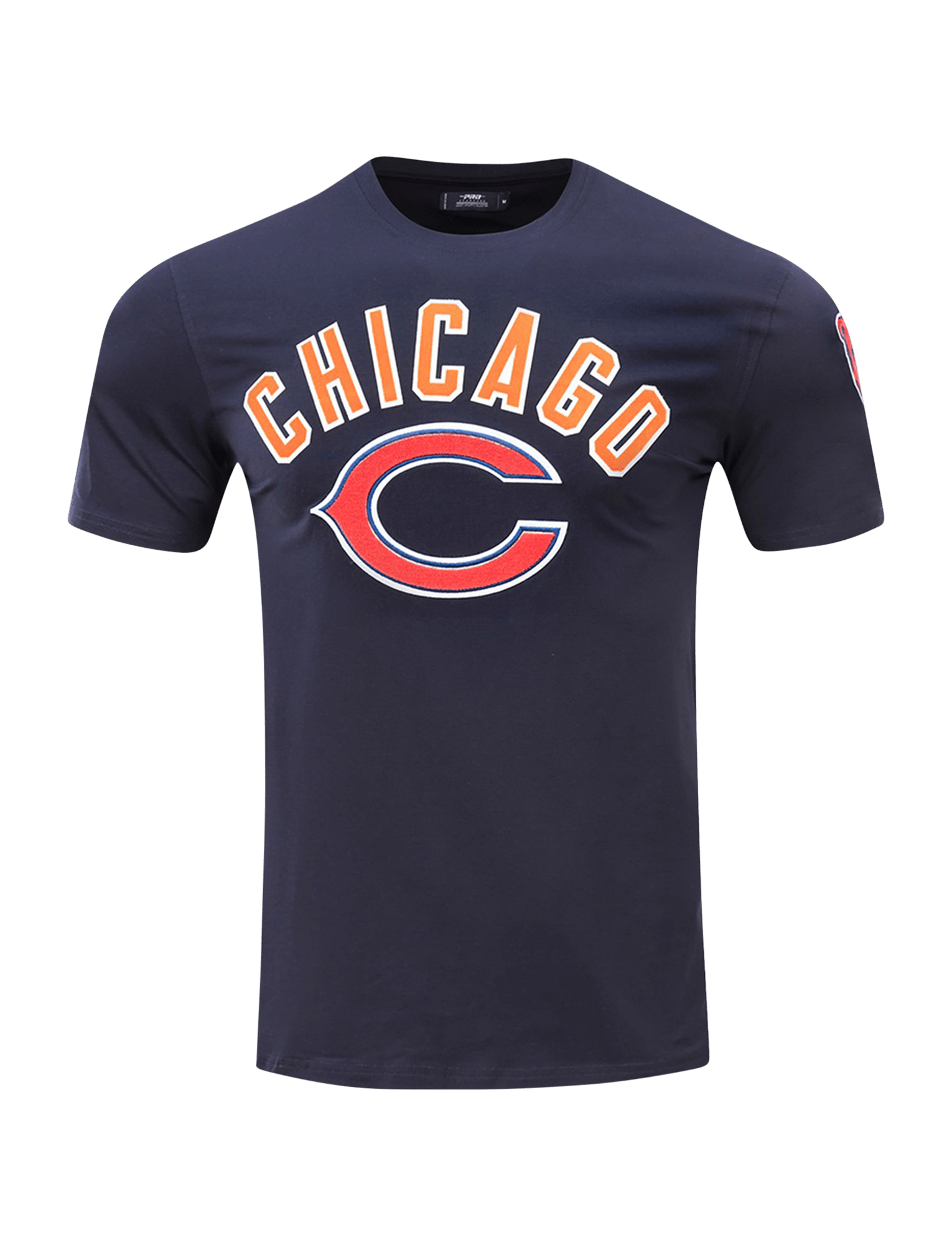 Pro Standard T-Shirts Chicago Bears Pro Standard NFL Classic Bristle Flex T-Shirt - Navy