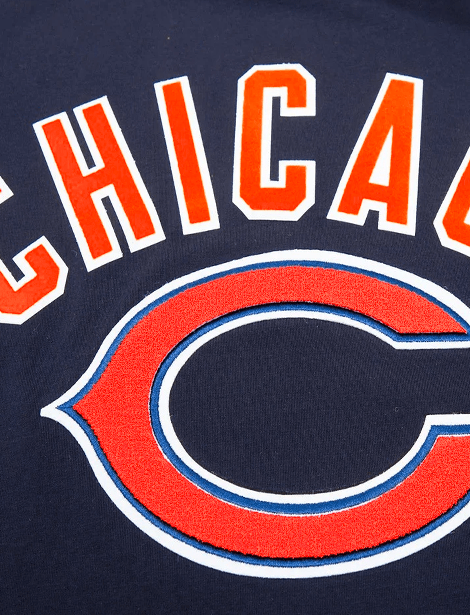Pro Standard T-Shirts Chicago Bears Pro Standard NFL Classic Bristle Flex T-Shirt - Navy