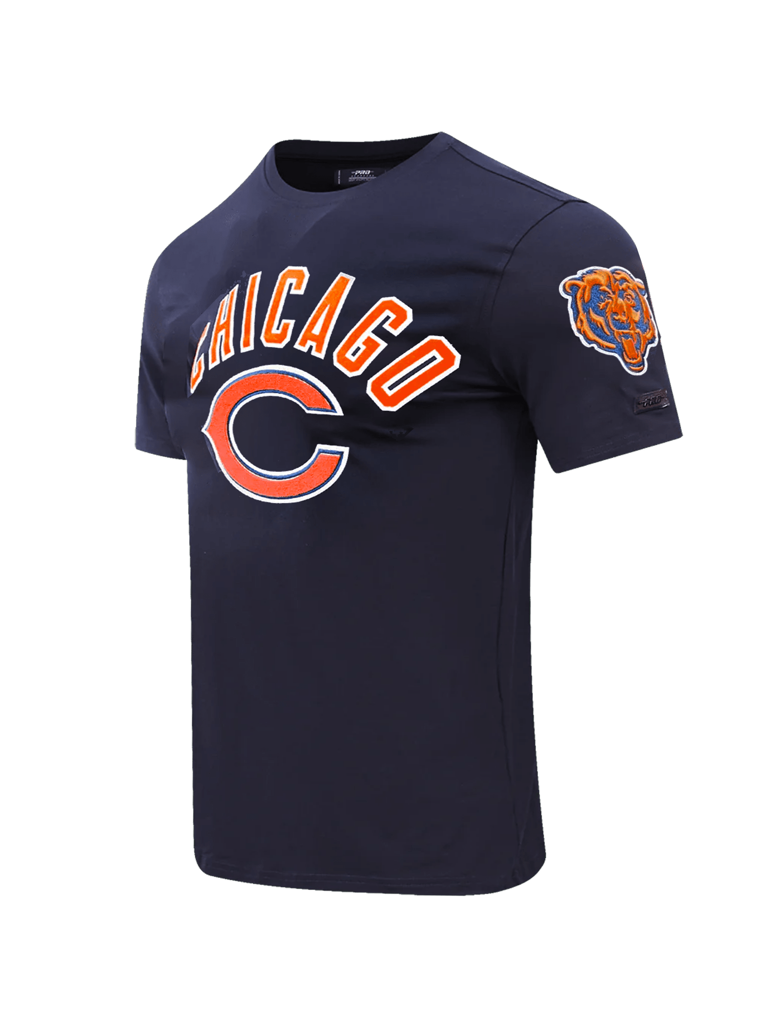 Pro Standard T-Shirts Chicago Bears Pro Standard NFL Classic Bristle Flex T-Shirt - Navy