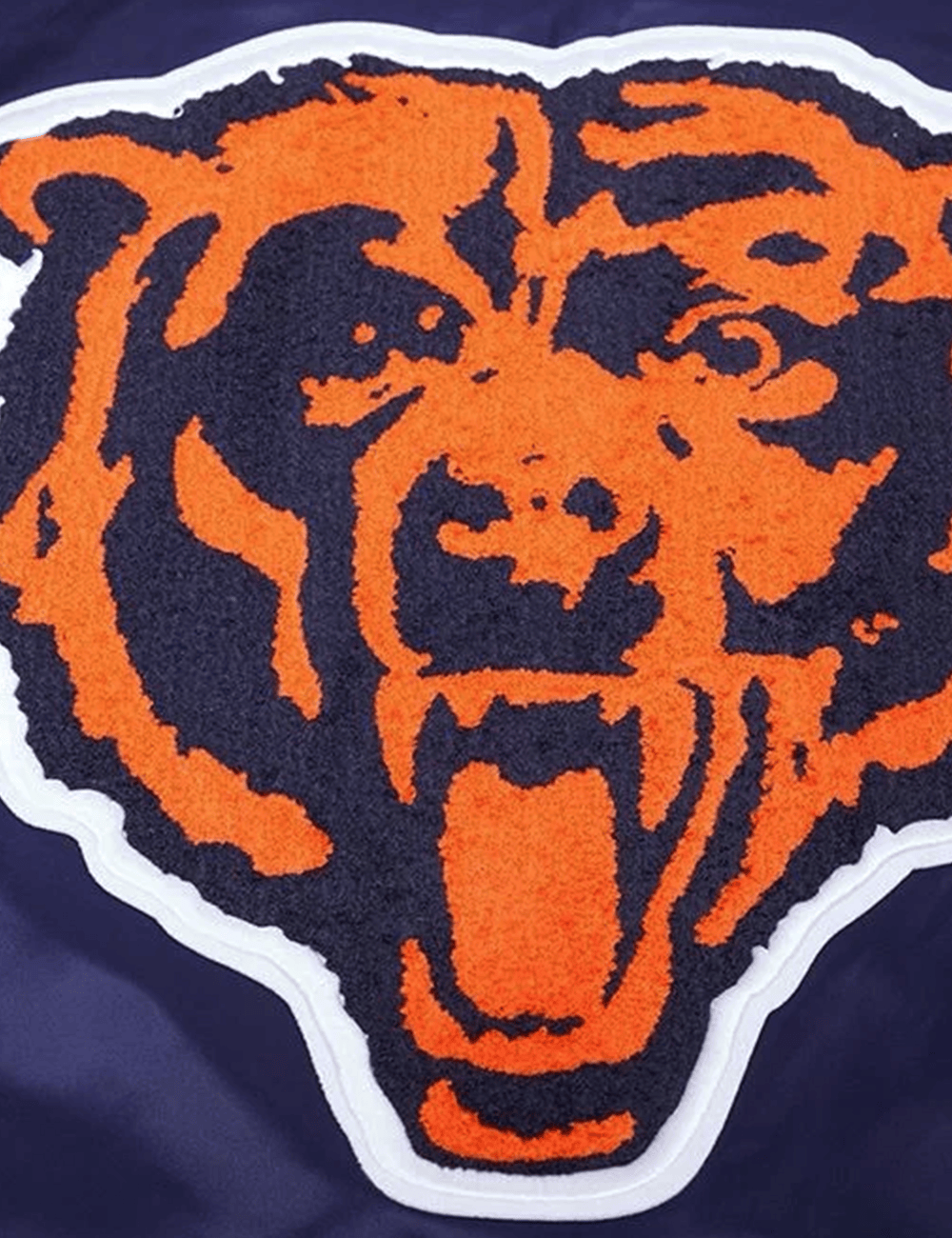 Pro Standard Jackets Chicago Bears Pro Standard NFL Retro Classic Lightweight Satin Jacket - Navy