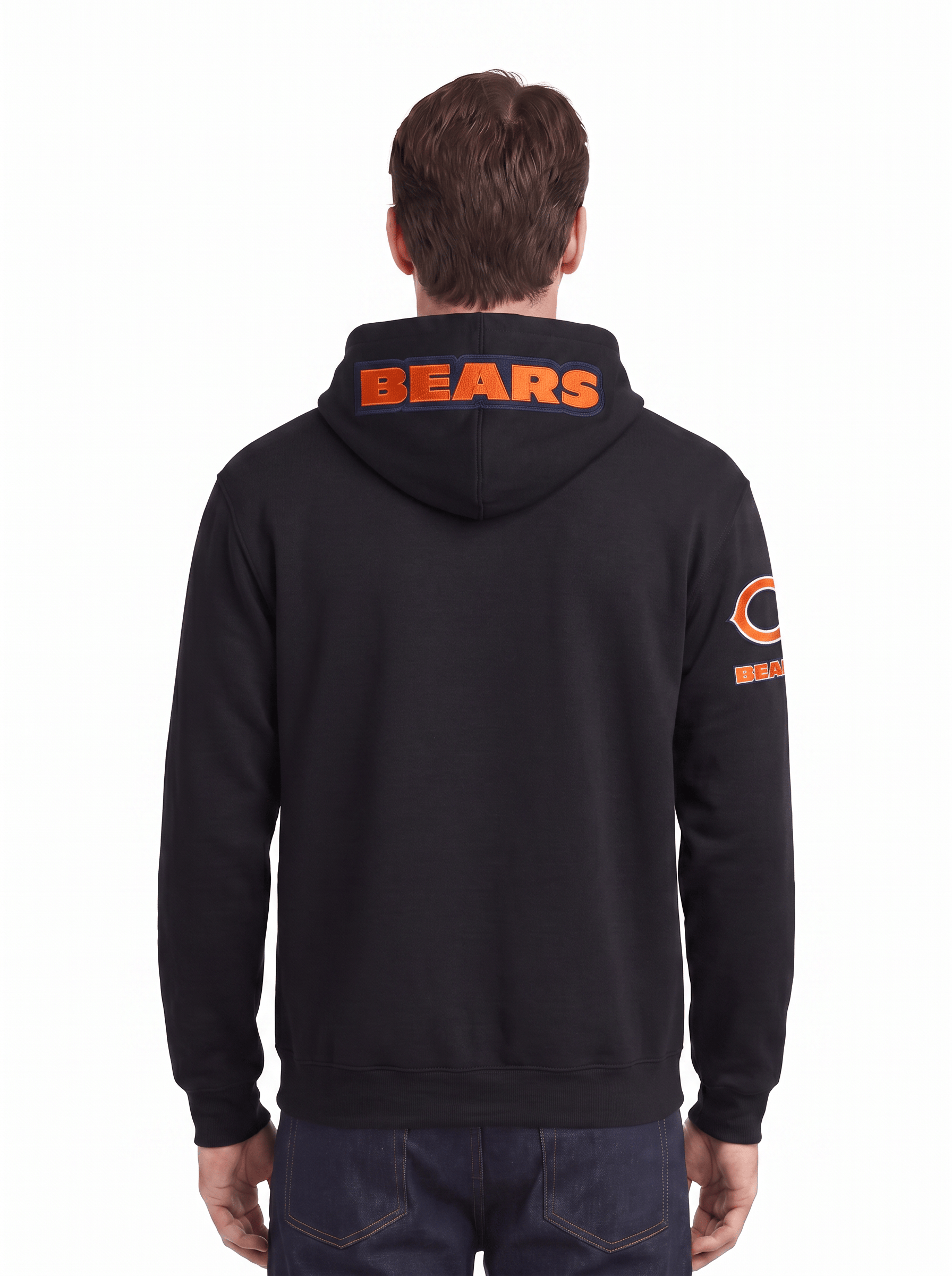 Pro Standard Jumpers Chicago Bears Pro Standard NFL Team Chenille Flex Hoodie Jumper - Black