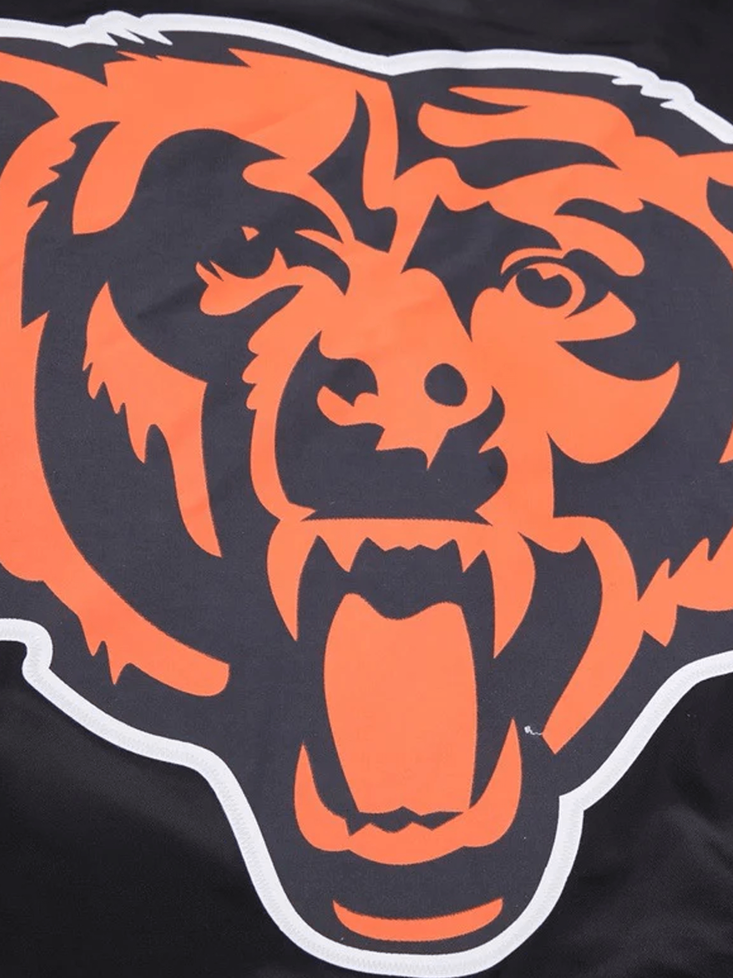 Pro Standard Jackets Chicago Bears Pro Standard NFL Team Classic Satin Button Jacket - Black
