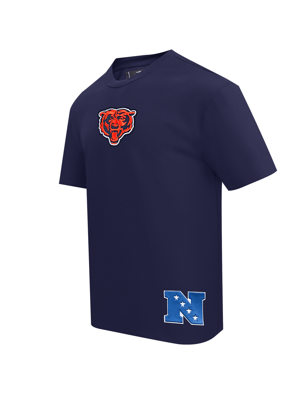 Pro Standard T-Shirts Chicago Bears Pro Standard NFL Wingspan Drop Shoulder T-Shirt - Navy
