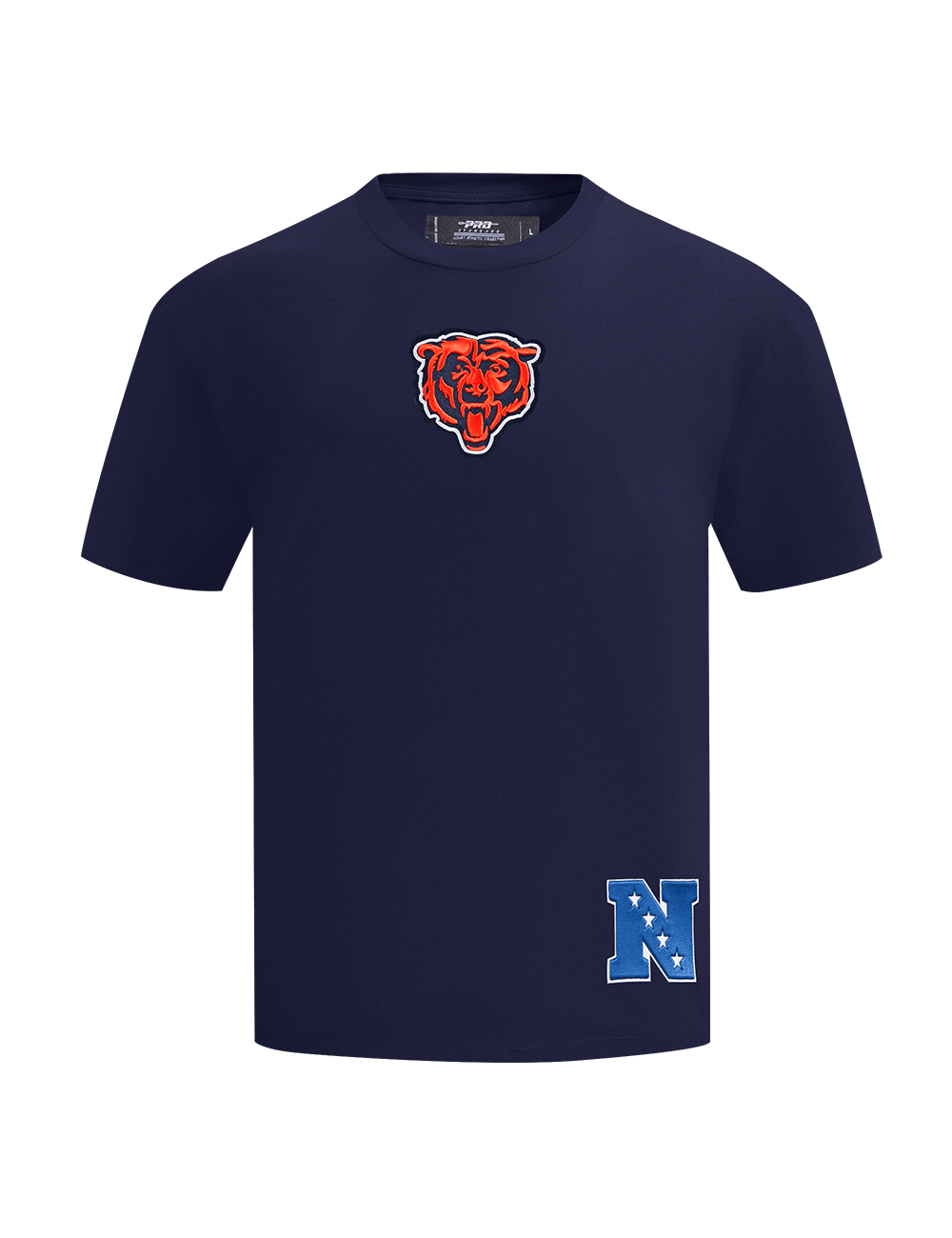 Pro Standard T-Shirts Chicago Bears Pro Standard NFL Wingspan Drop Shoulder T-Shirt - Navy