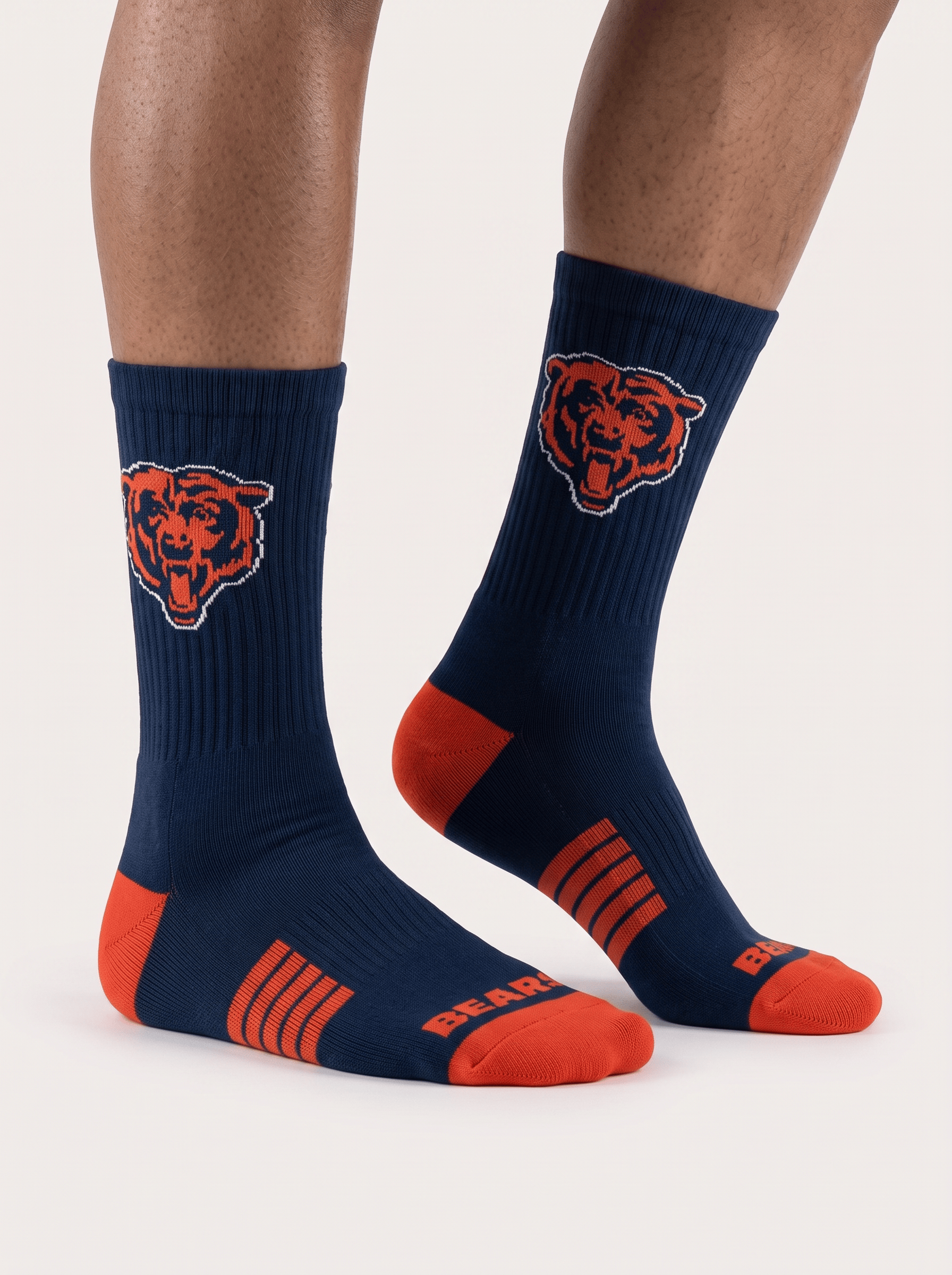 Strideline Socks Large (9-12 US) Chicago Bears Strideline NFL Team Premier Flex-Stretch Crew Socks