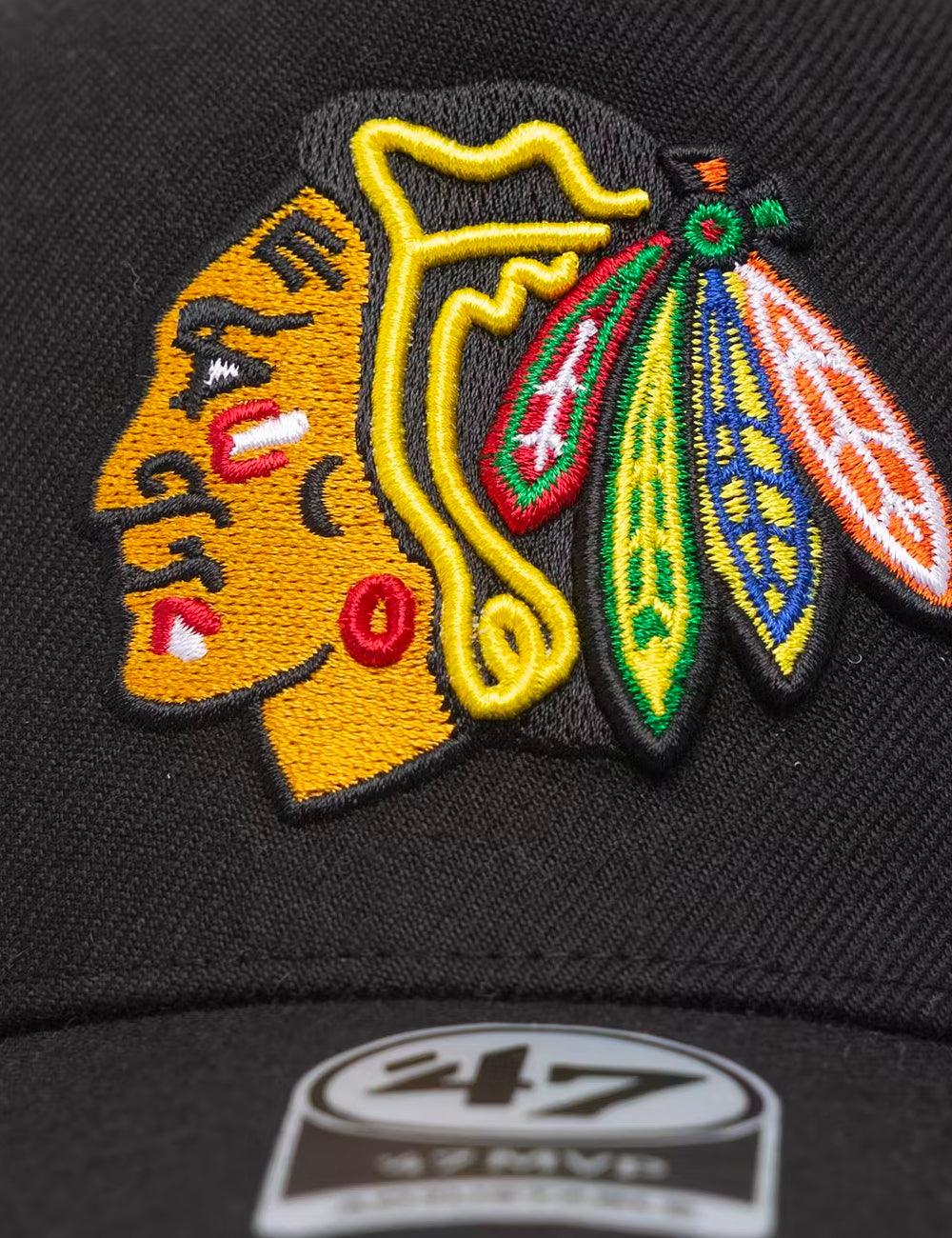 47 Brand Caps Chicago Blackhawks ‘47 NHL Team MVP DT Snapback Hat - Black
