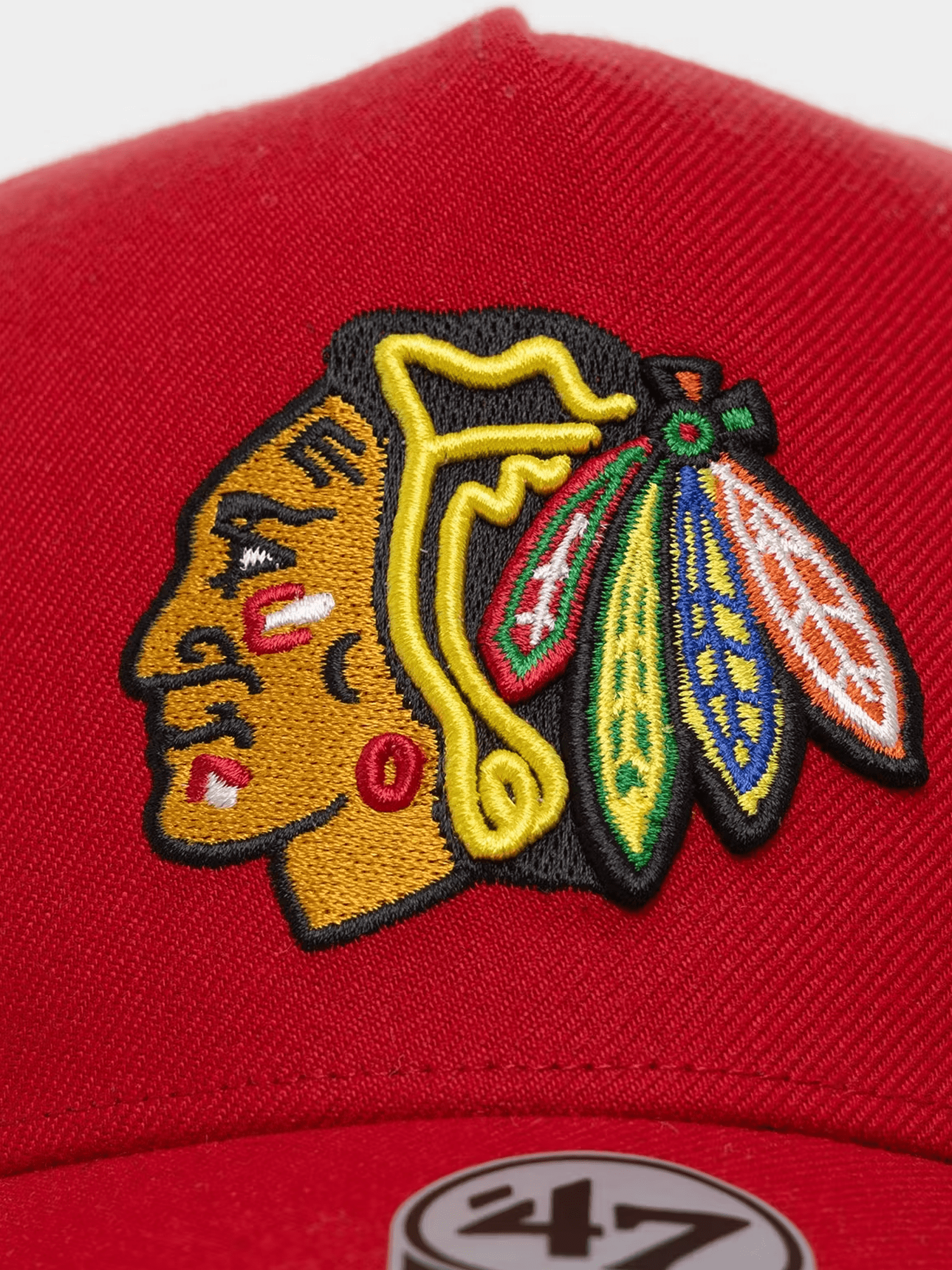 47 Brand Caps Chicago Blackhawks '47 NHL Team MVP DT Snapback Hat - Red