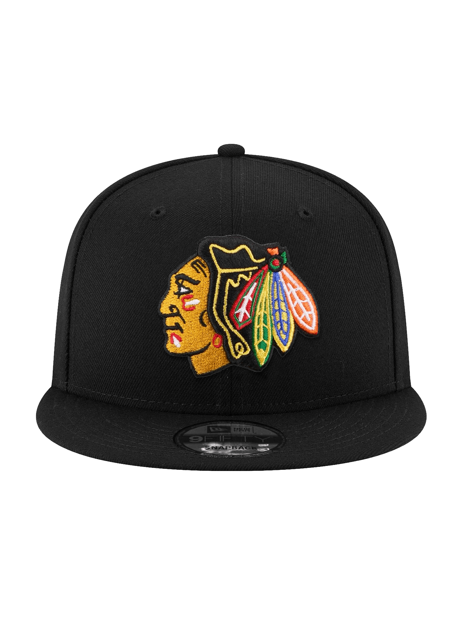 New Era Caps Chicago Blackhawks New Era NHL Team 9FIFTY Snapback Hat - Black