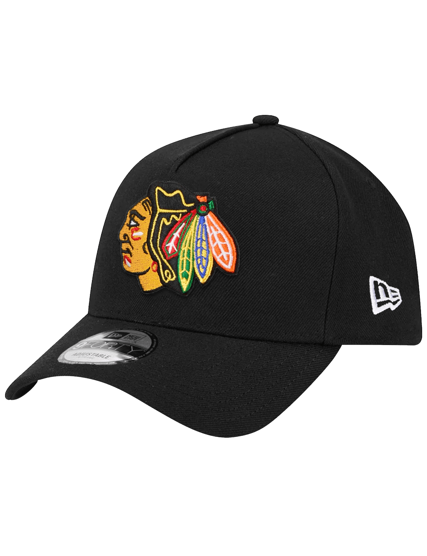 New Era Caps Chicago Blackhawks New Era NHL Team 9FORTY A-Frame Snapback Hat - Black