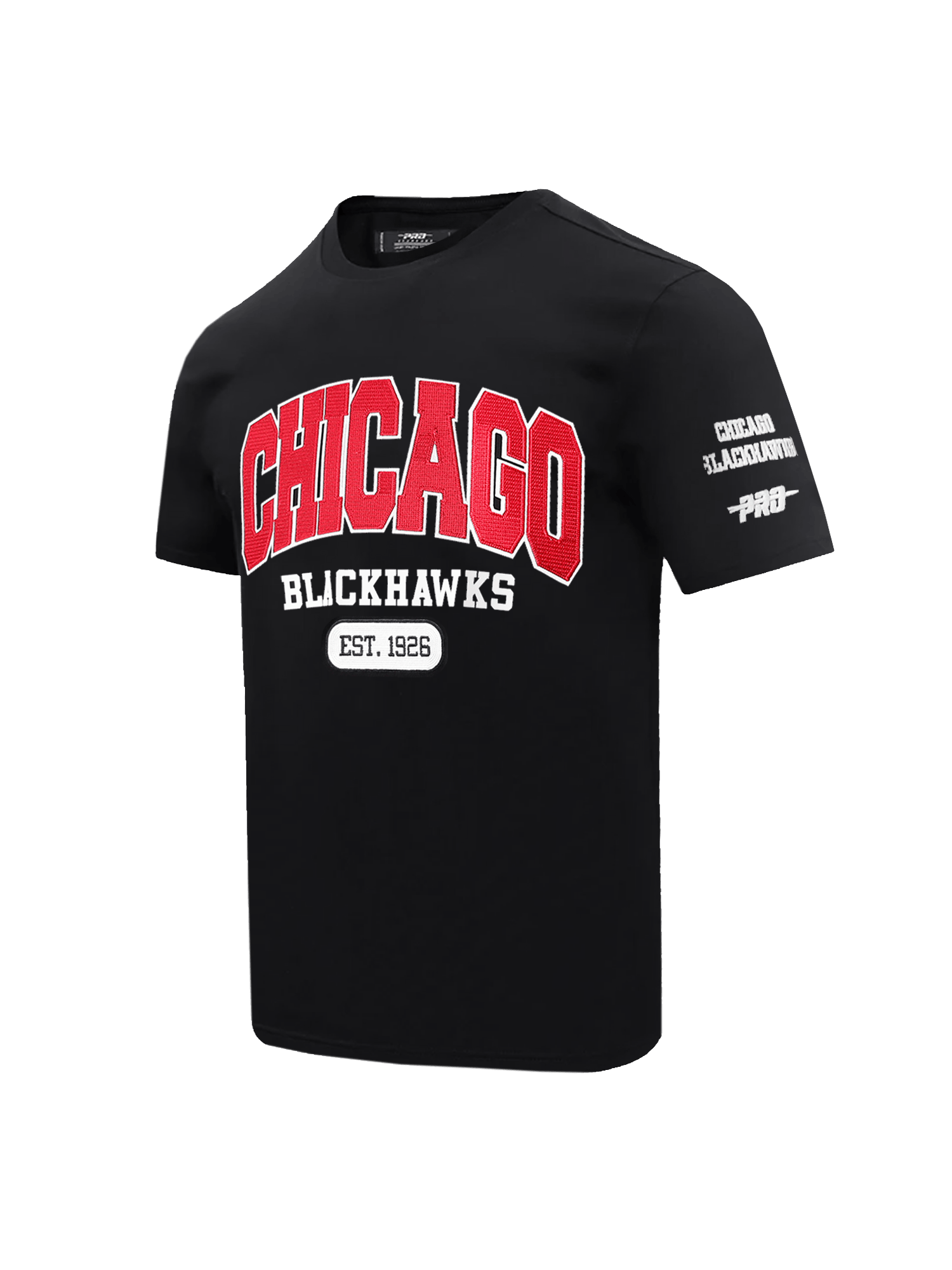 Pro Standard T-Shirts Chicago Blackhawks Pro Standard NHL City Arch Flex T-Shirt - Black