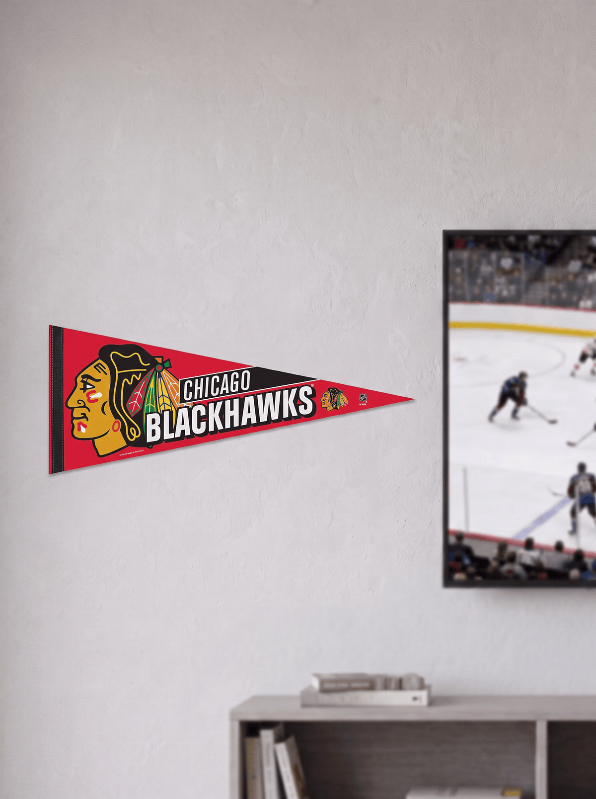 Wincraft Accessories Chicago Blackhawks Wincraft NHL 12 x 30" Premium Felt Pennant
