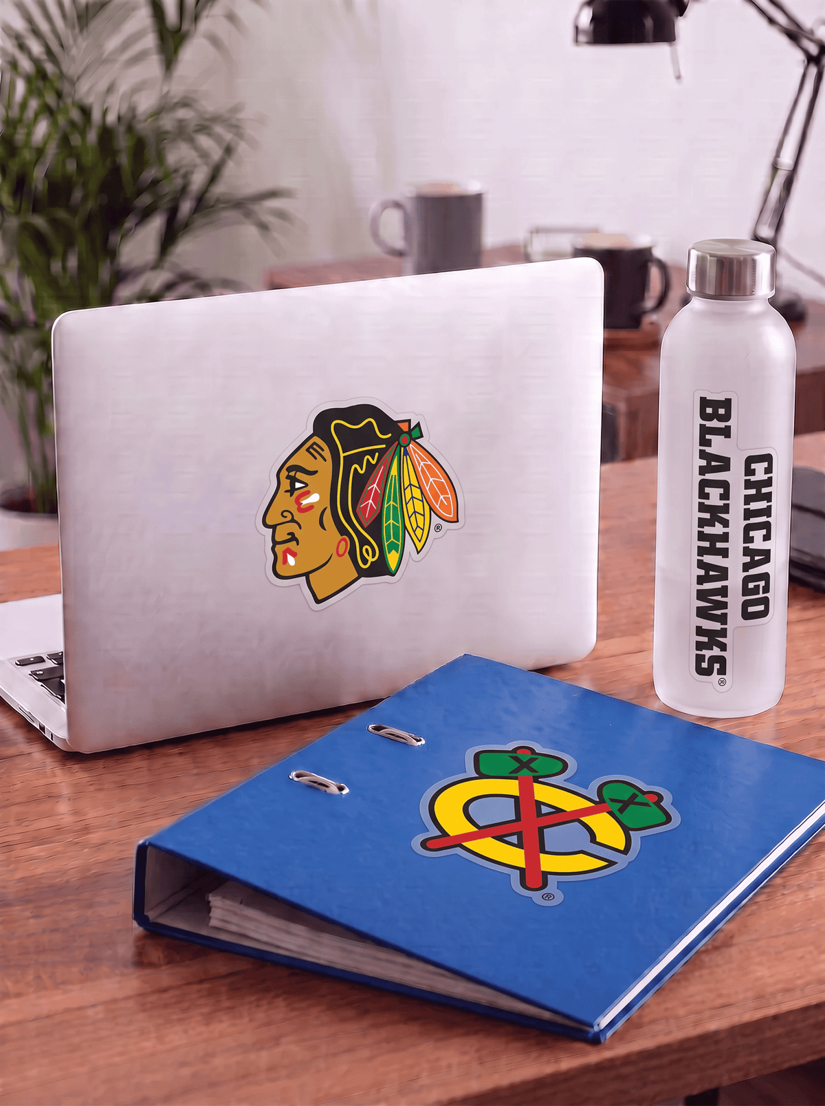 Wincraft Accessories Chicago Blackhawks Wincraft NHL Team 3 Piece 5” x 7” Decal Set