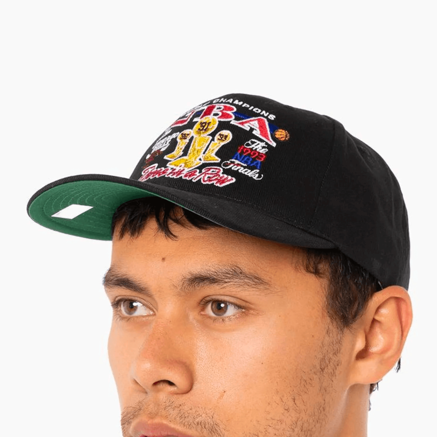 Mitchell And Ness Caps Chicago Bulls Mitchell & Ness NBA 93 Finals Deadstock Snapback Hat - Black