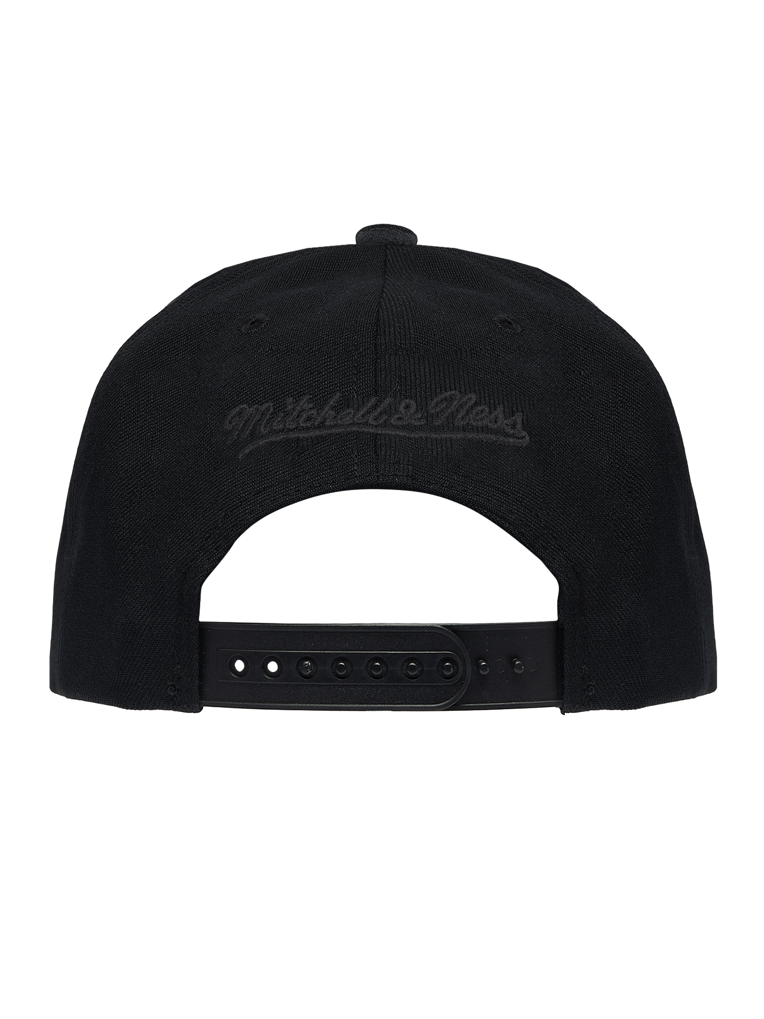 Mitchell And Ness Caps Chicago Bulls Mitchell & Ness NBA Black On Black Pro Pinch Snapback Hat